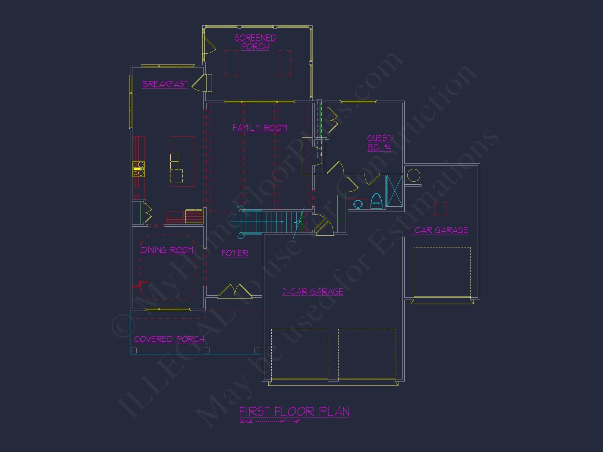 Elegant Traditional Craftsman house Plan with CAD Designs