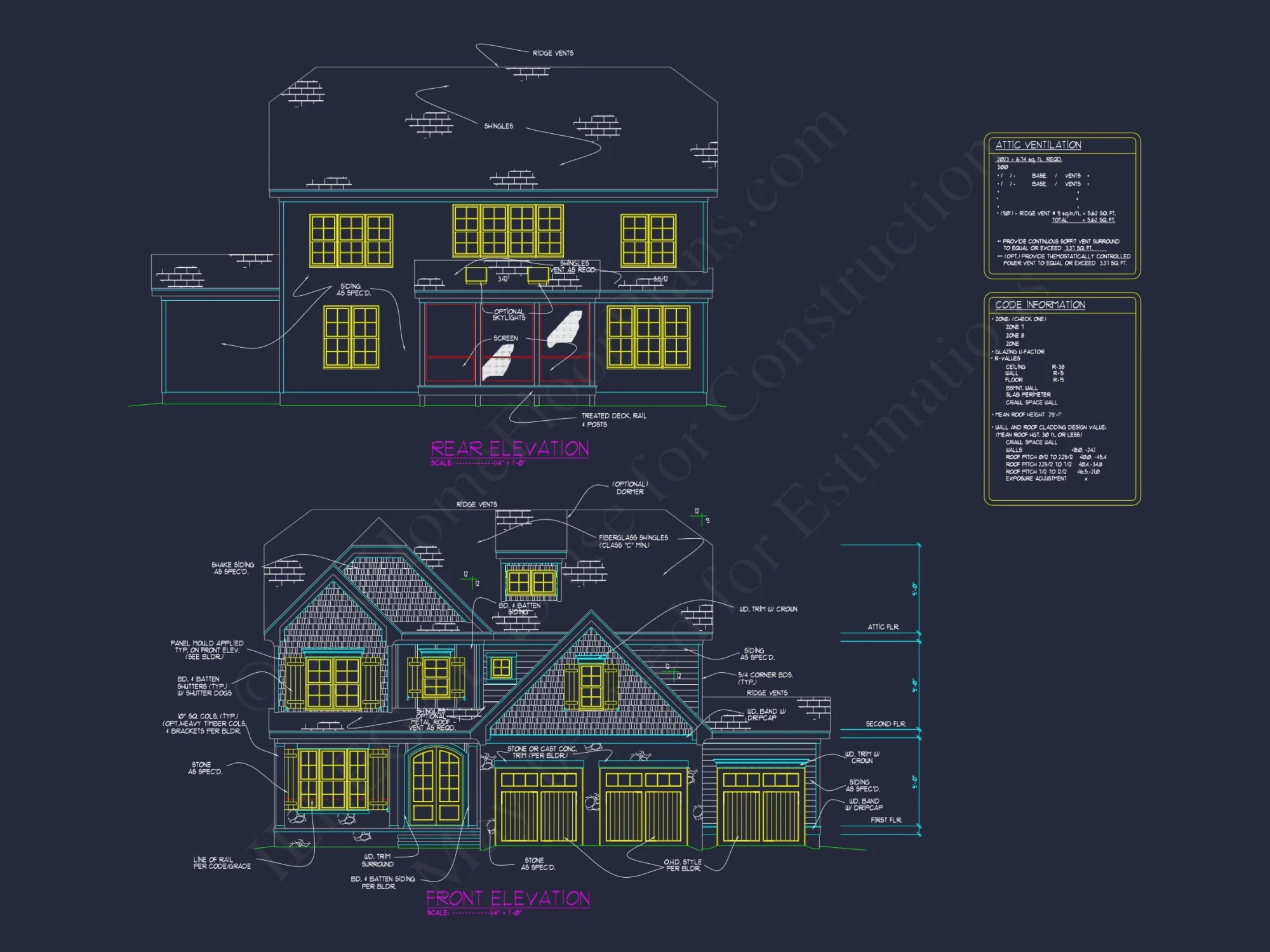 Elegant Traditional Craftsman house Plan with CAD Designs