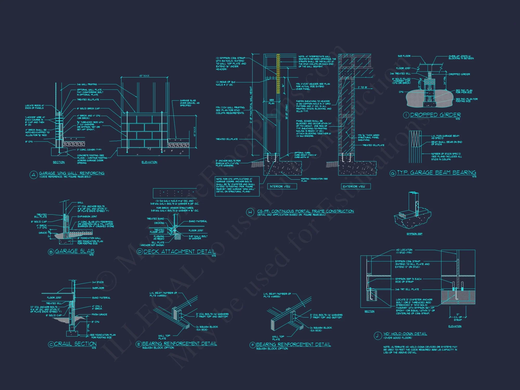 Modern Craftsman house Plan with Open Floor Design & CAD Details