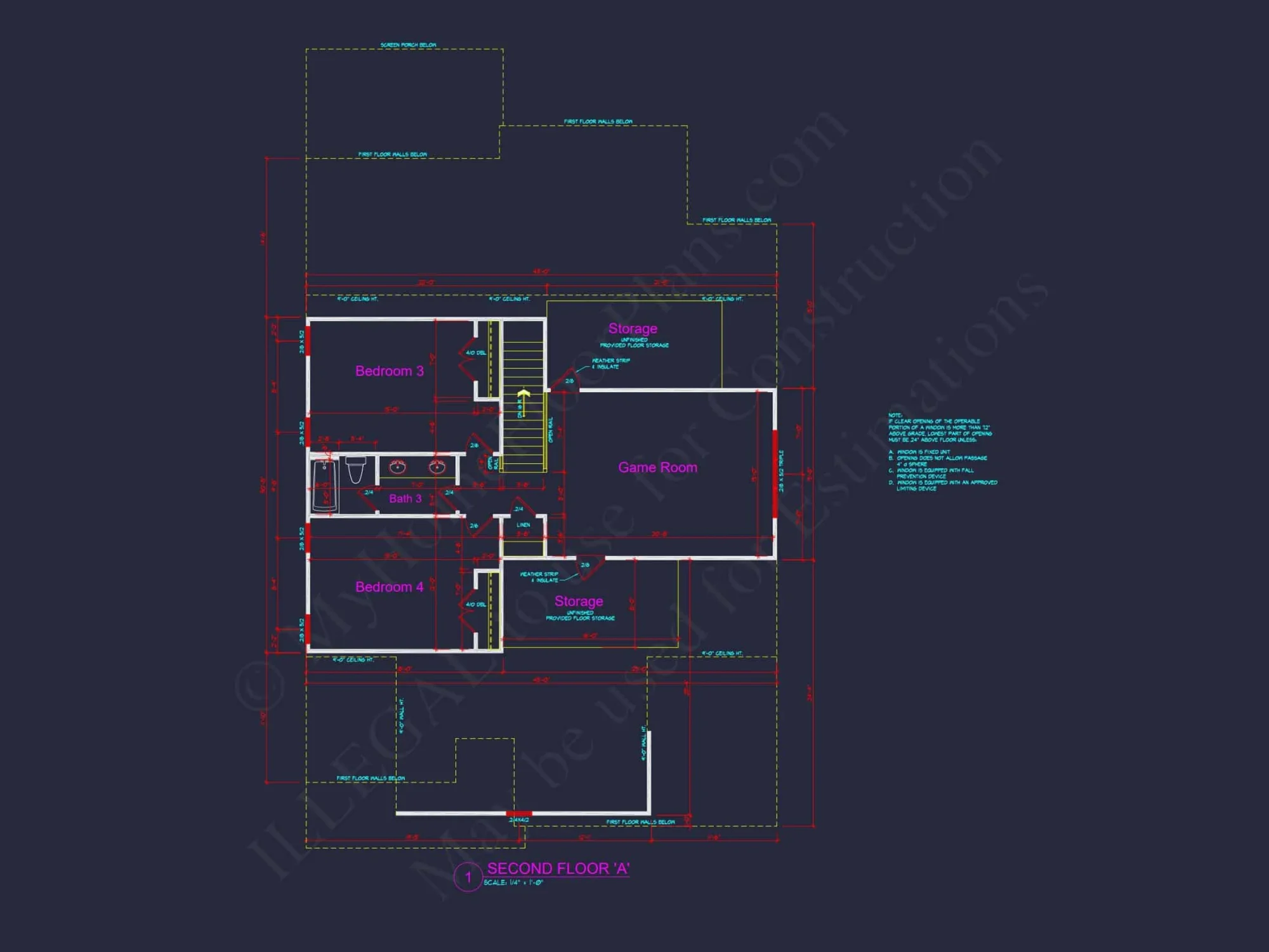 Modern Craftsman house Plan with Open Floor Design & CAD Details
