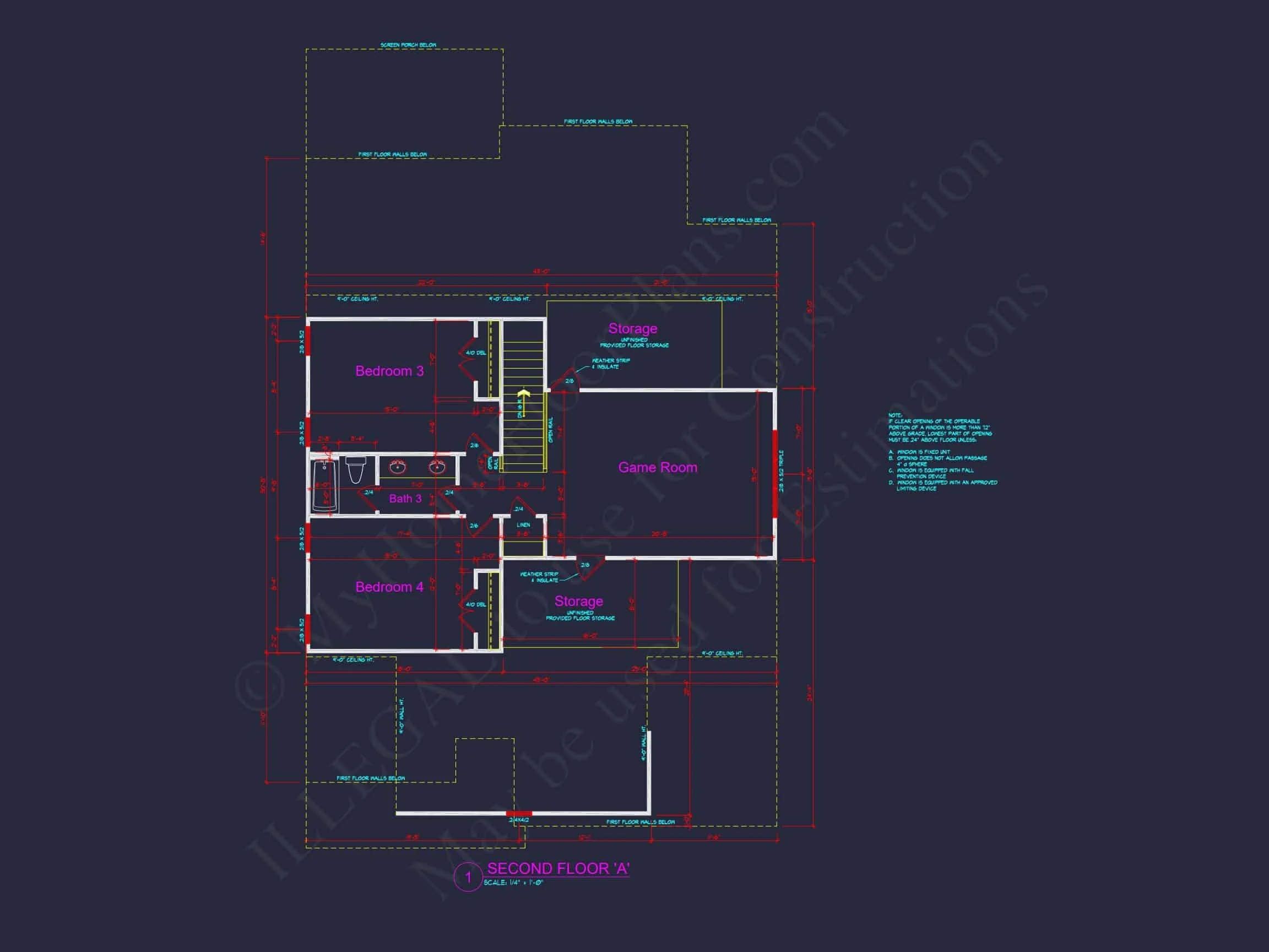 Modern Craftsman house Plan with Open Floor Design & CAD Details