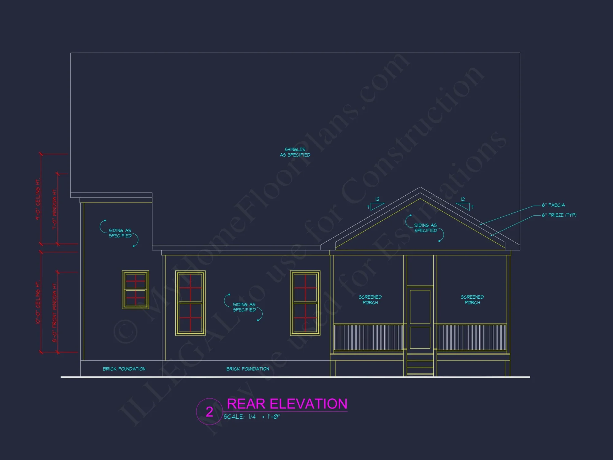 Modern Craftsman house Plan with Open Floor Design & CAD Details
