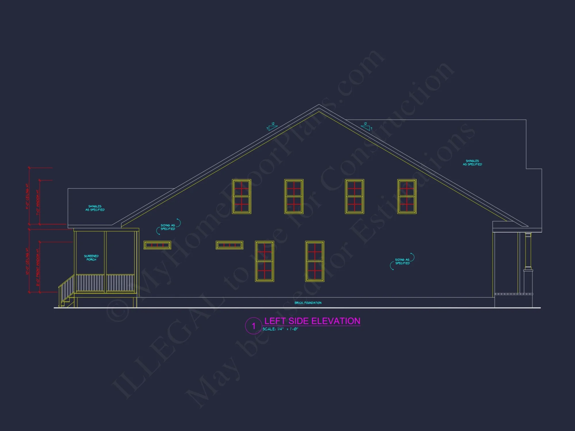 Modern Craftsman house Plan with Open Floor Design & CAD Details