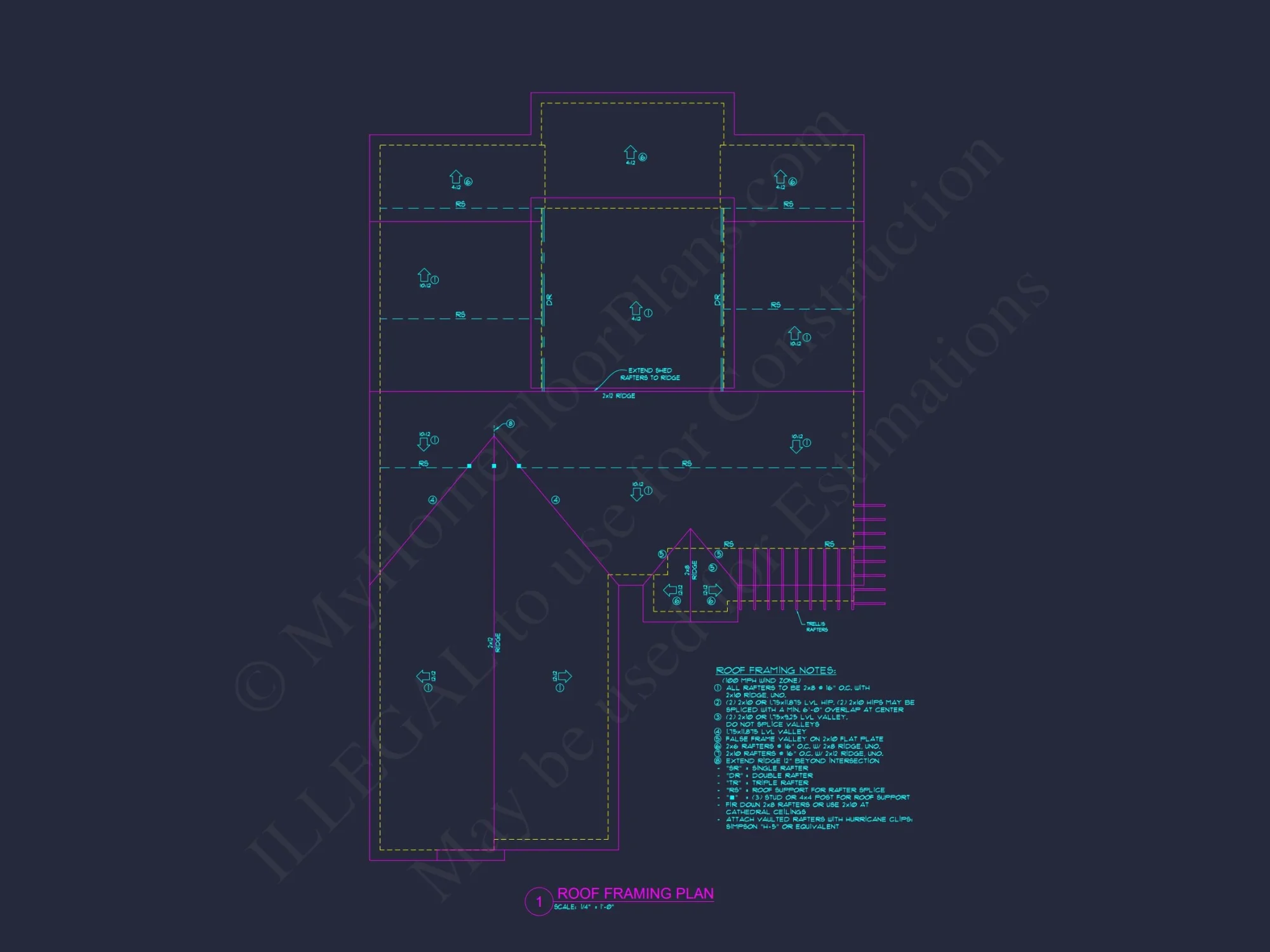Modern house Floor Plan with Unique Architectural Designs