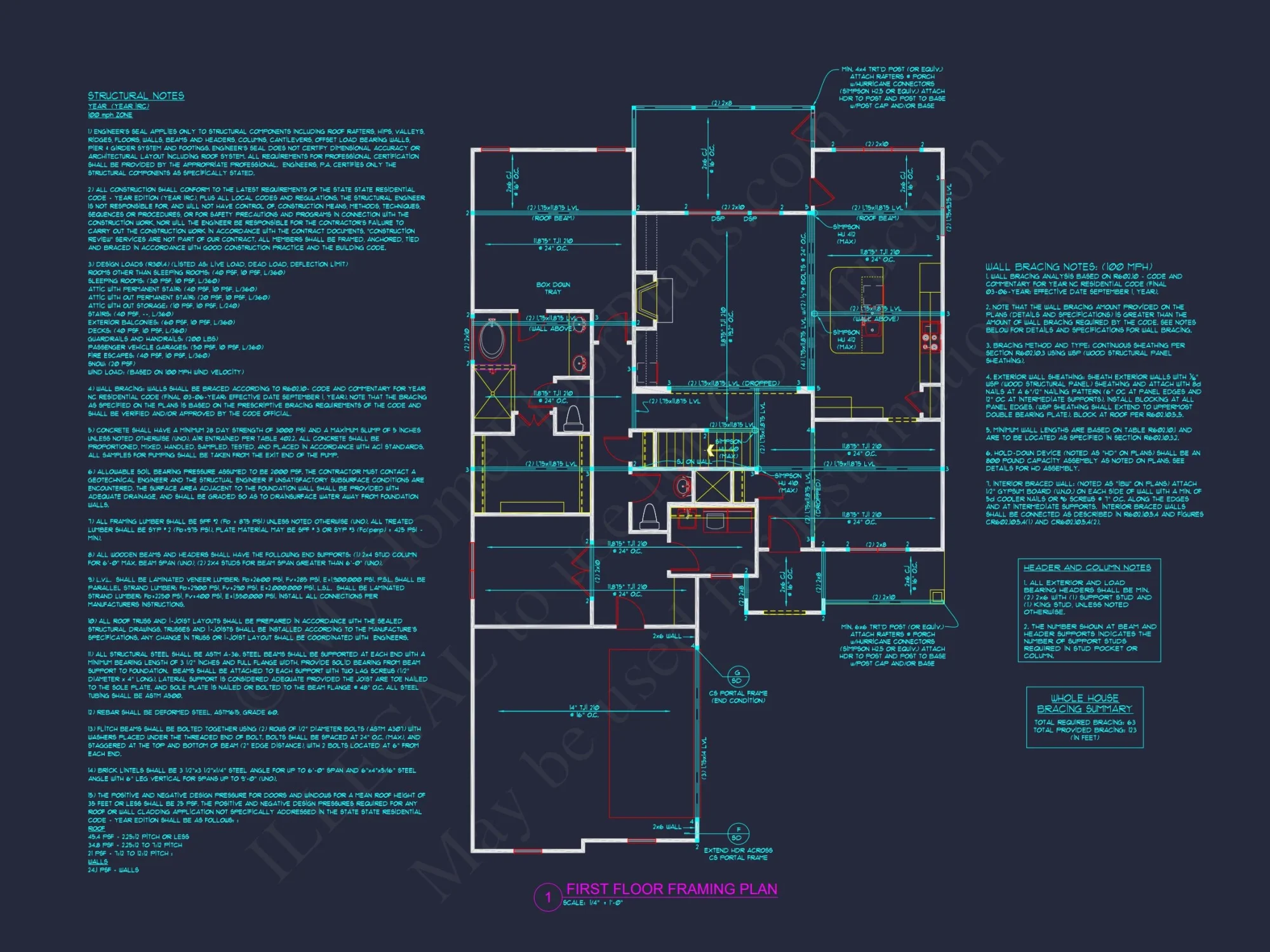 Modern house Floor Plan with Unique Architectural Designs