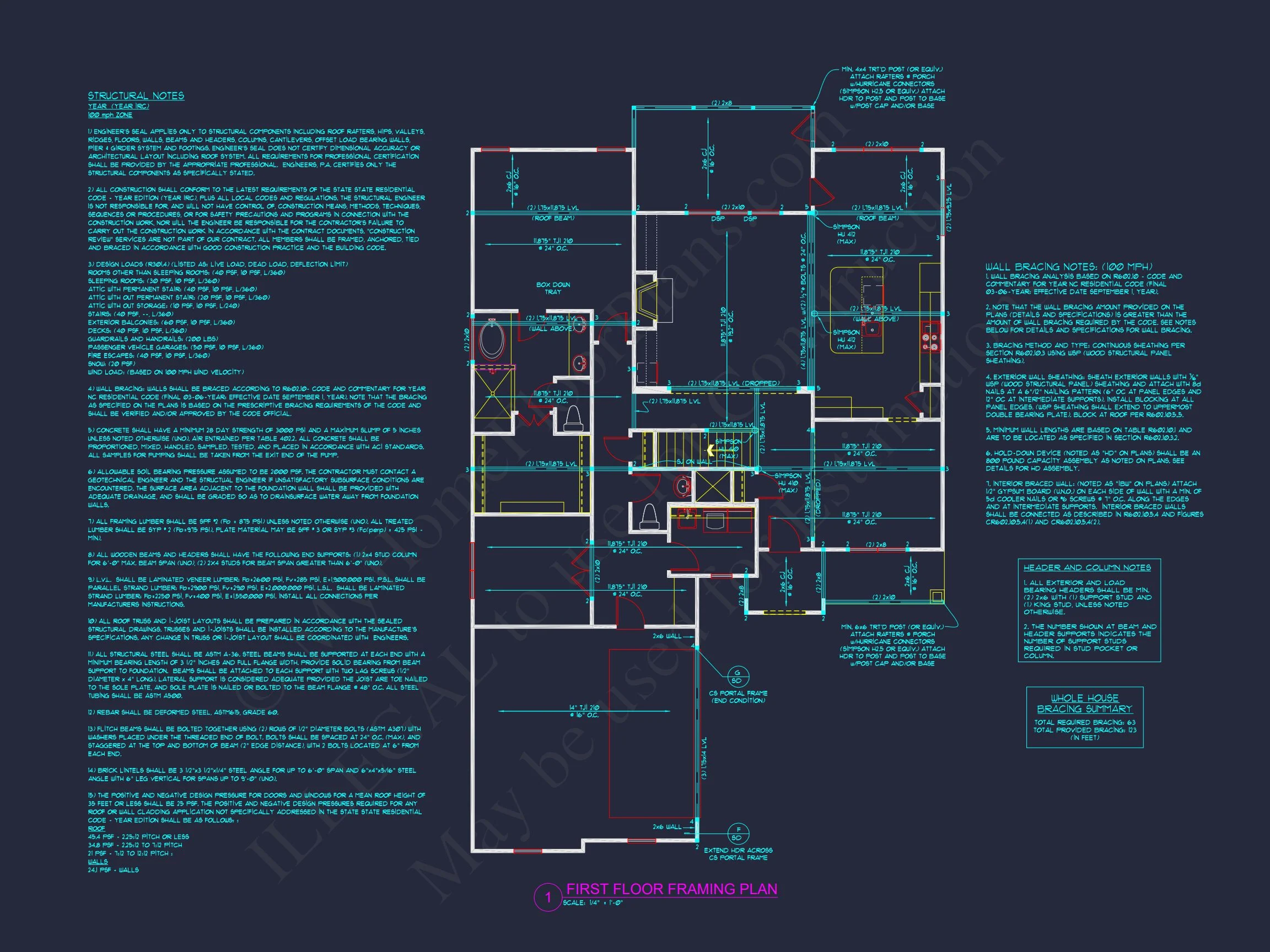 Modern house Floor Plan with Unique Architectural Designs