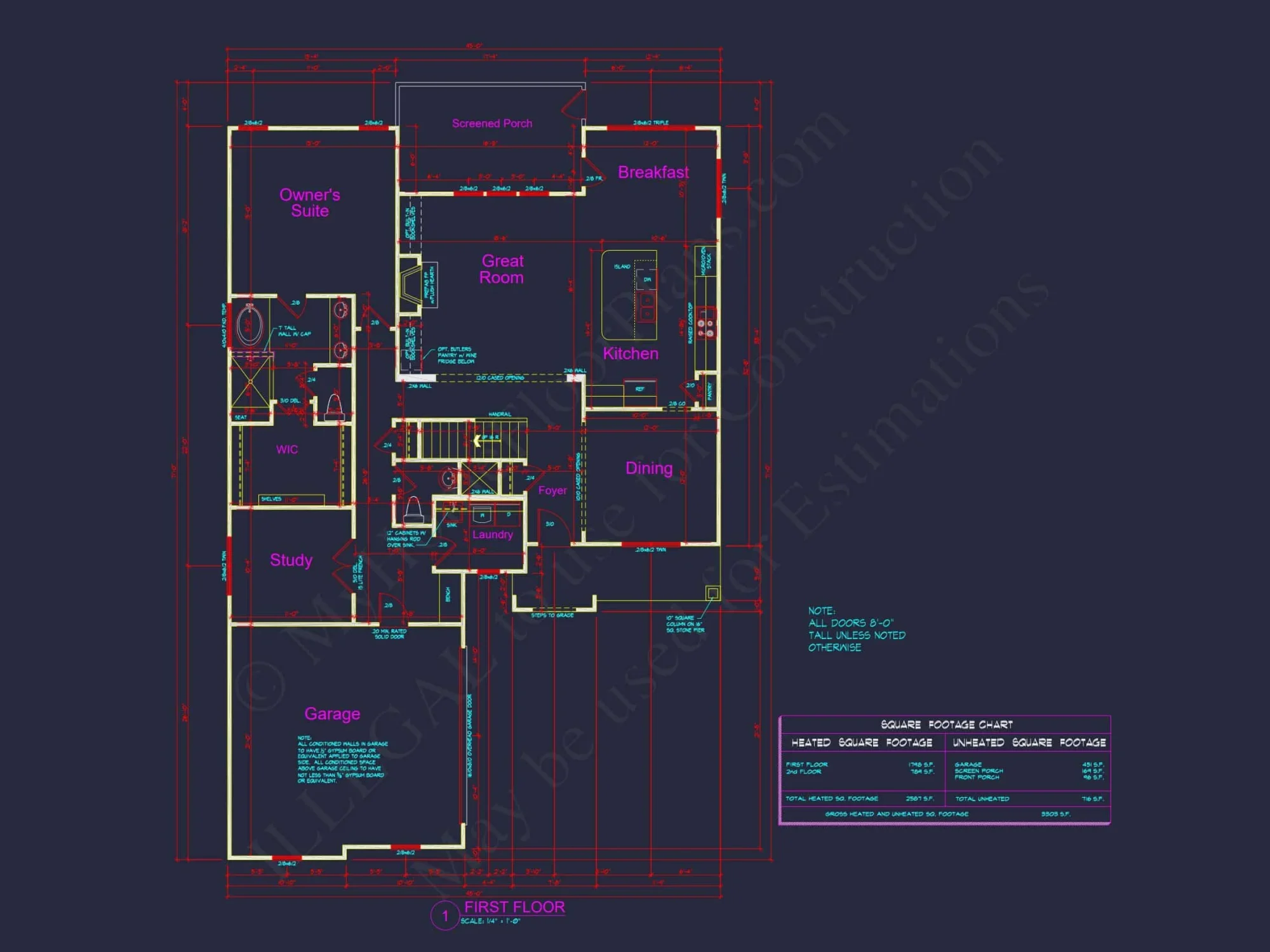 Modern house Floor Plan with Unique Architectural Designs