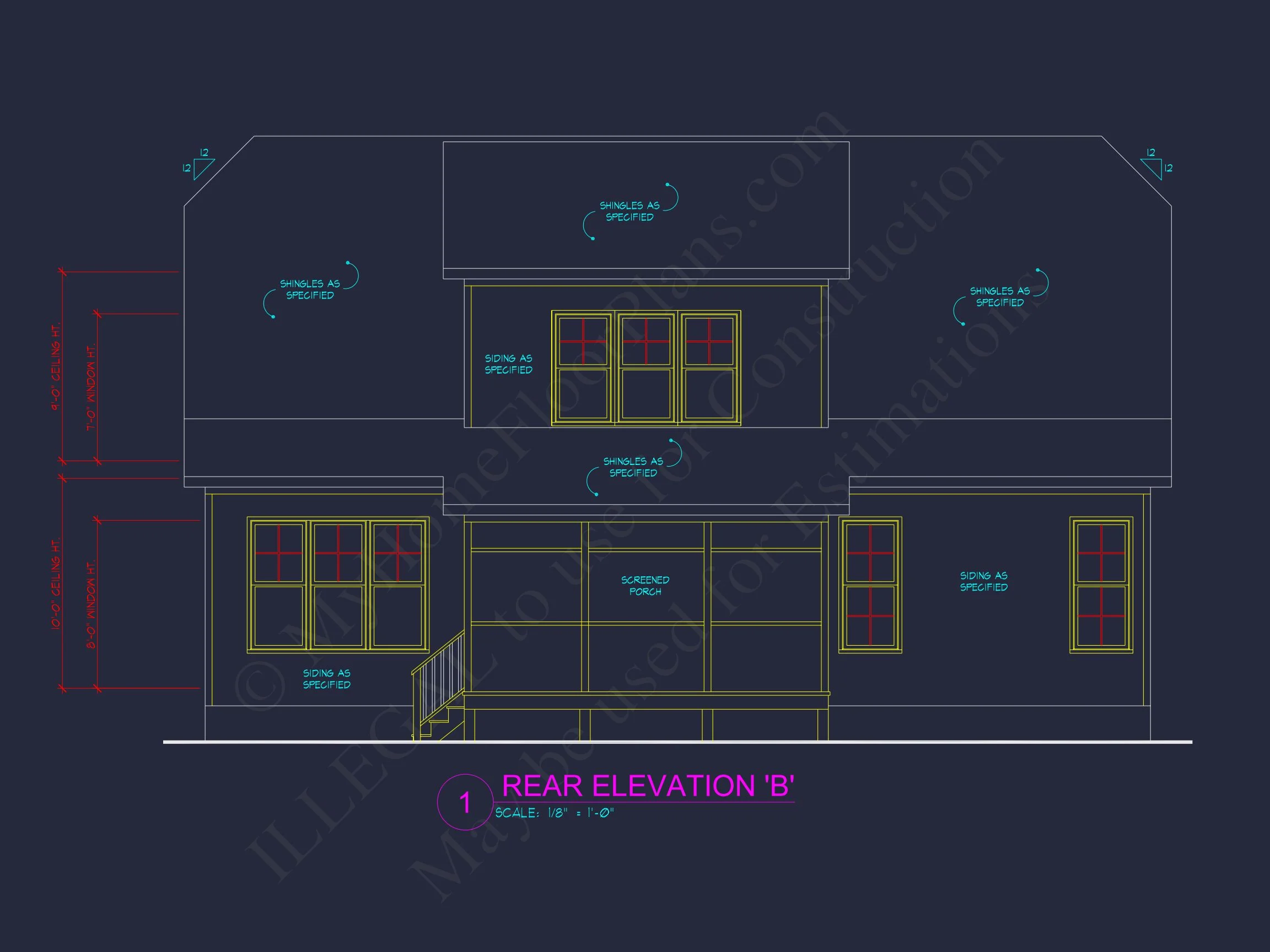 15-1308 HOUSE PLAN - Customizable House Floor Plan: Full-Featured Modern Blueprints 6 Customizable house Floor Plan: Full-Featured Modern Blueprints