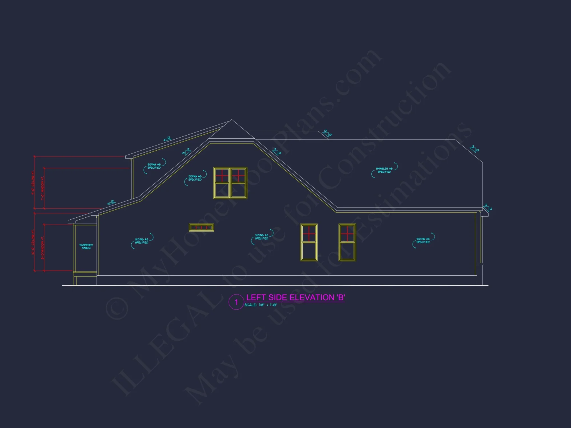 Customizable house Floor Plan: Full-Featured Modern Blueprints