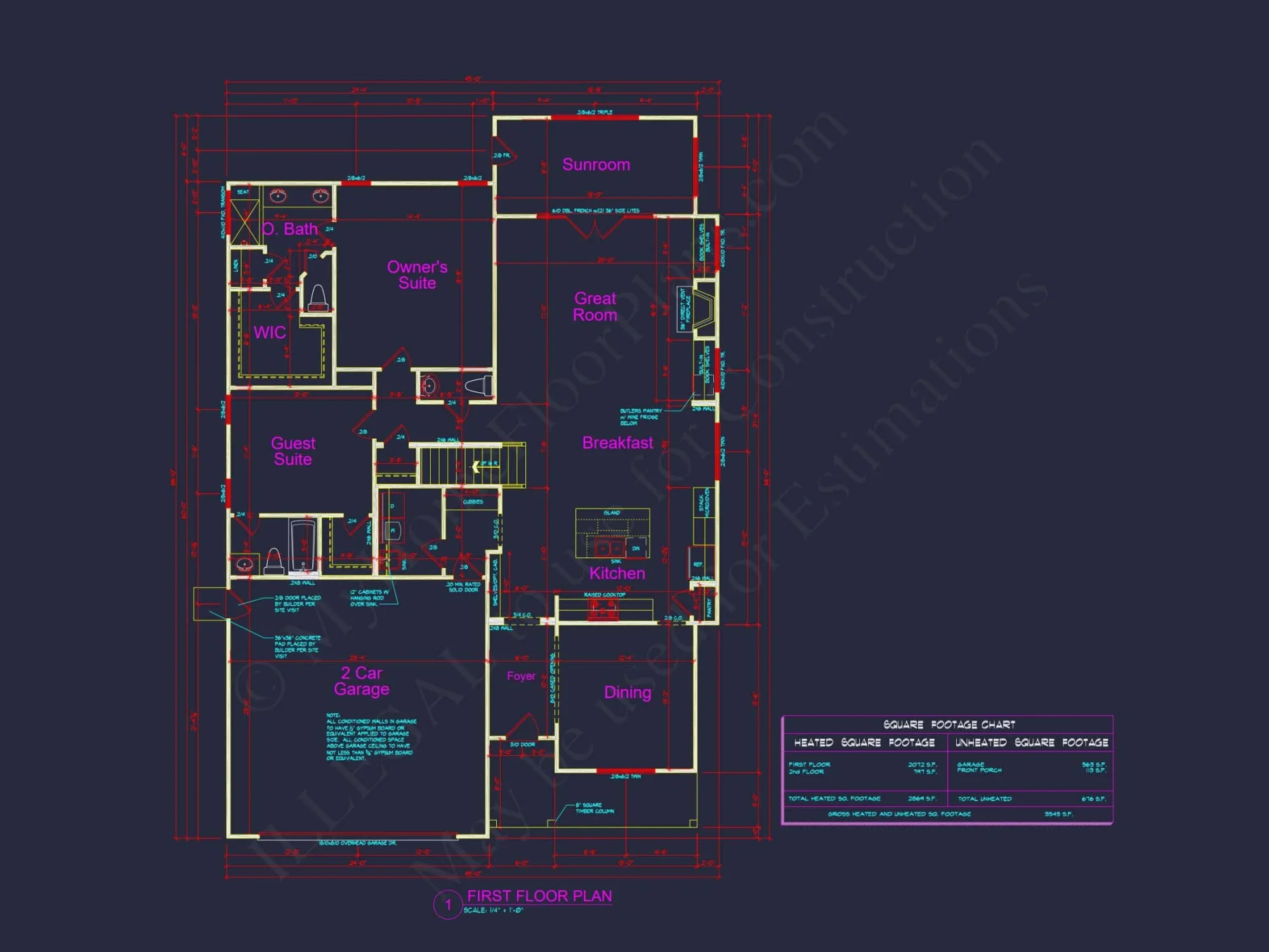 Traditional Craftsman house Plan with CAD and Blueprint Designs