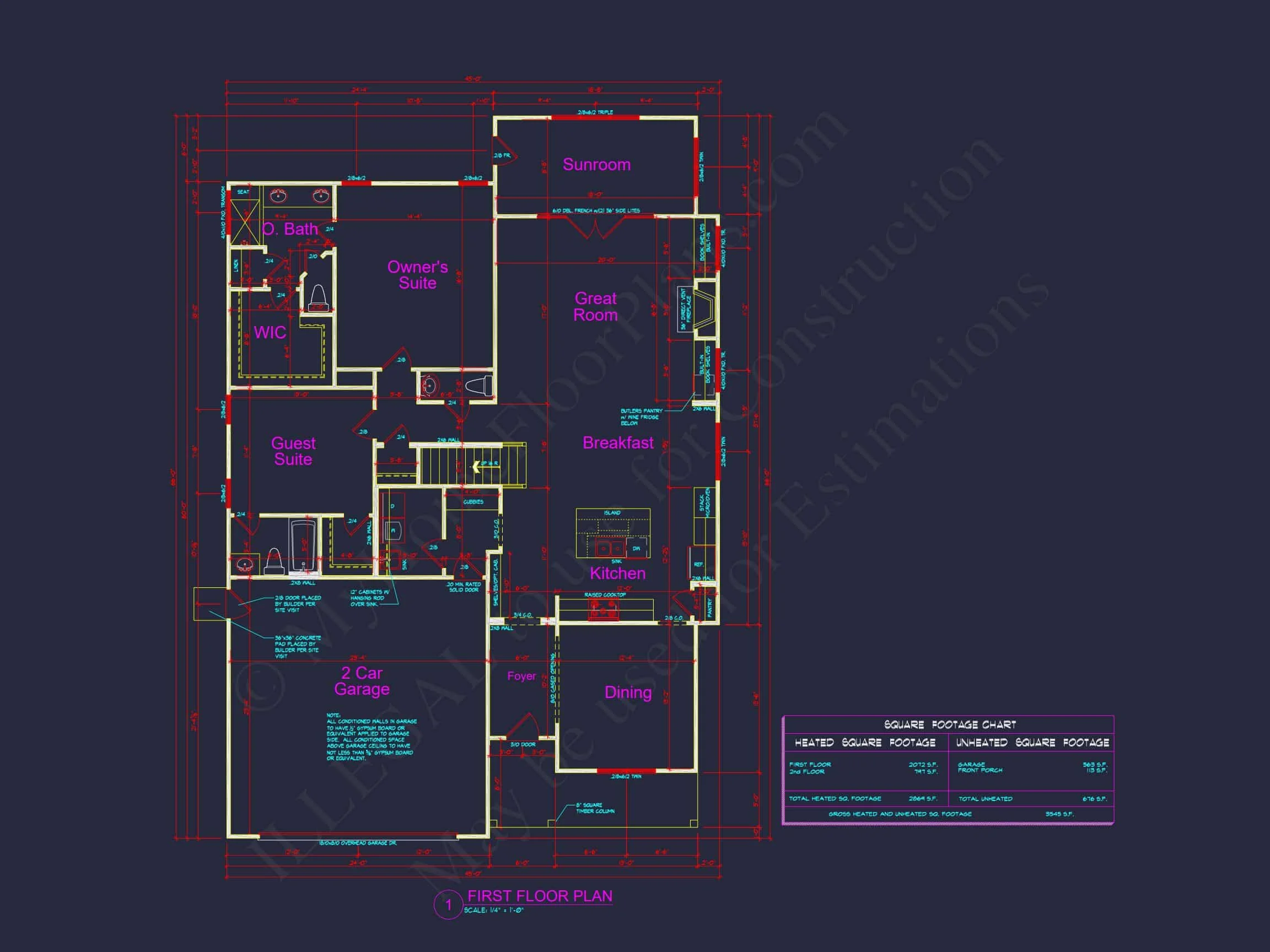 Traditional Craftsman house Plan with CAD and Blueprint Designs