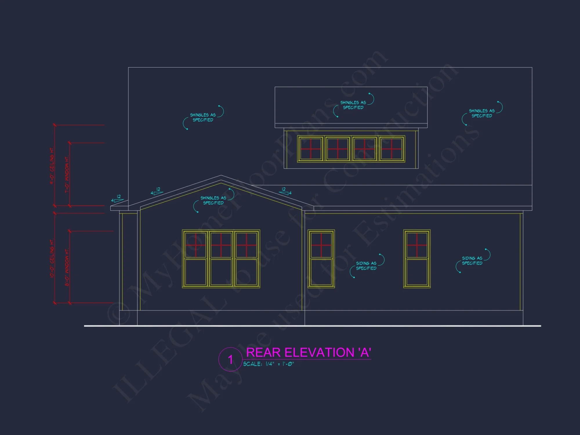 Traditional Craftsman house Plan with CAD and Blueprint Designs