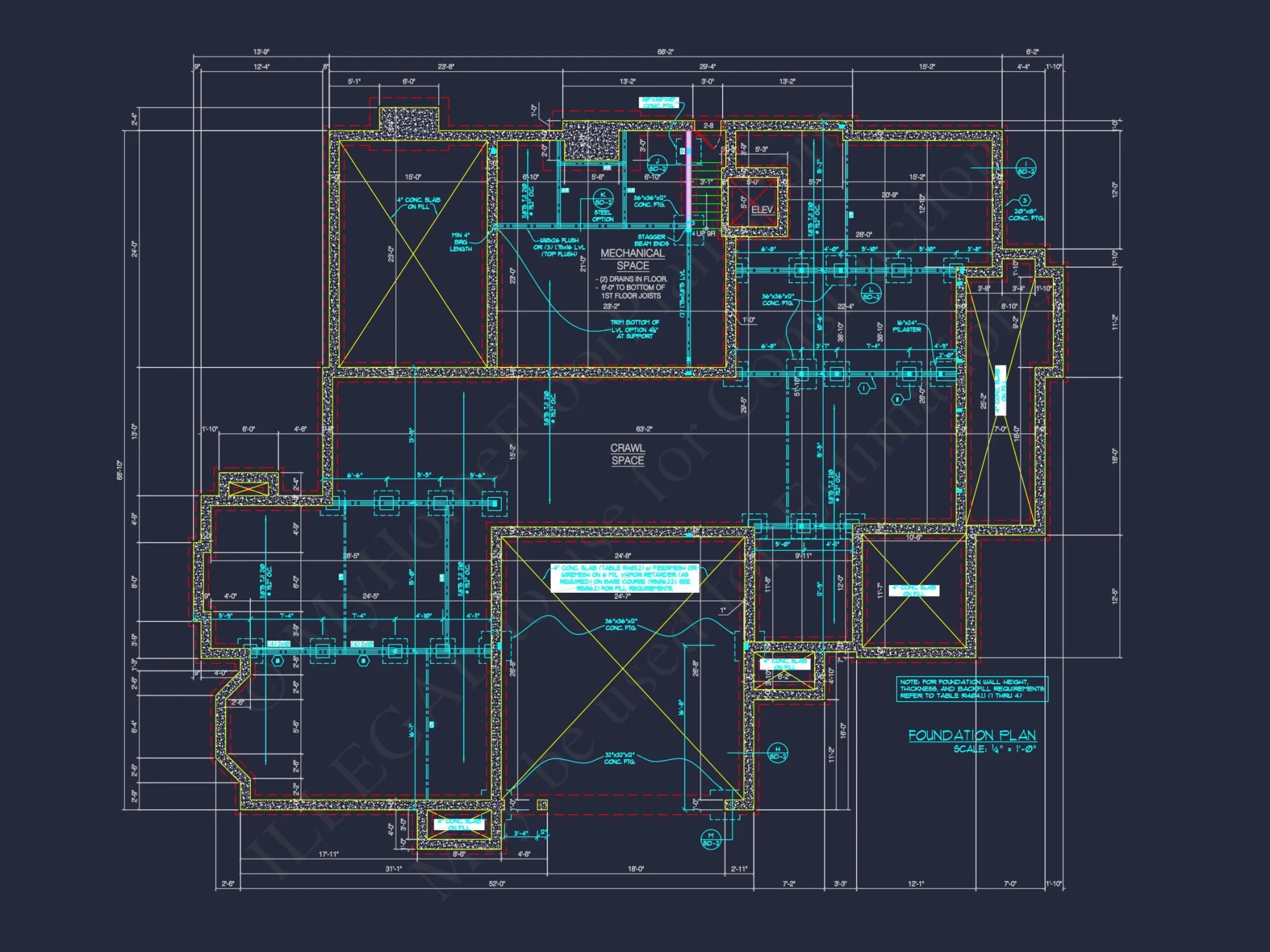 Stunning 2-Story house Floor Plan with CAD Designs & Blueprint