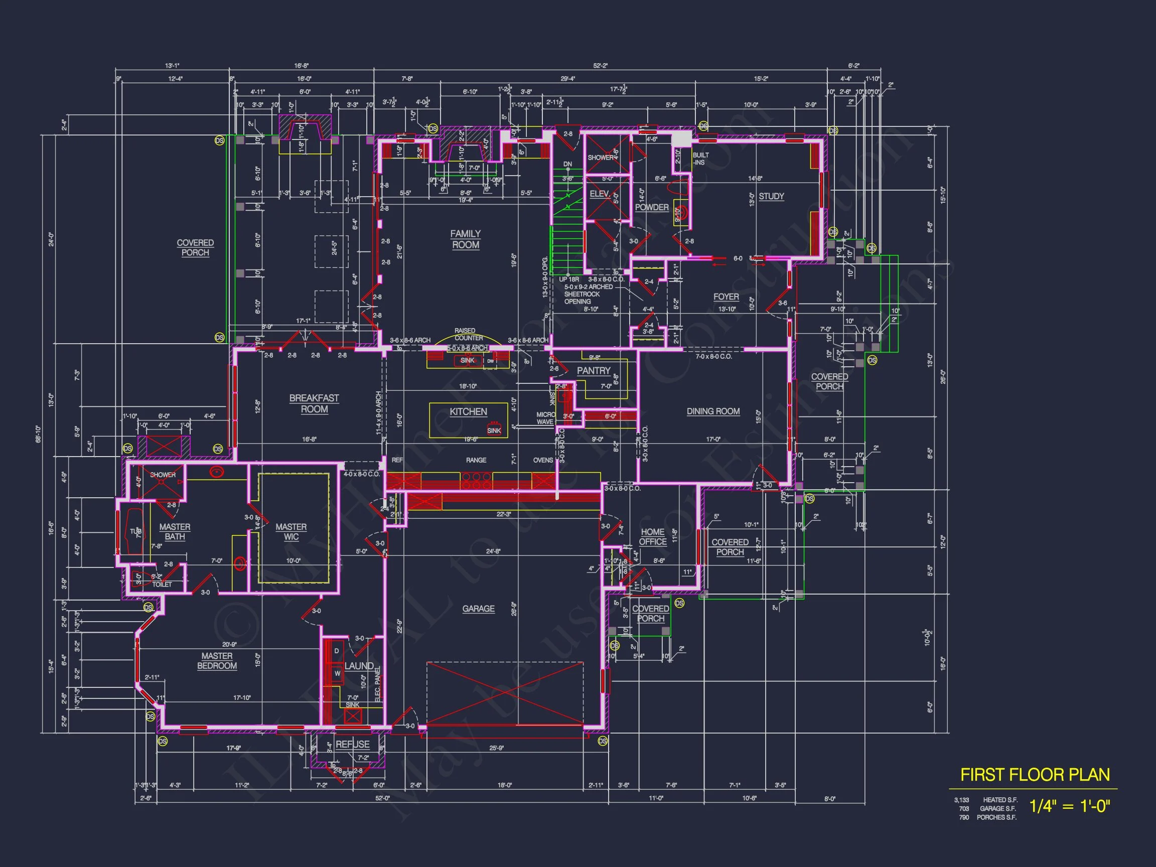 15-1181 HOUSE PLAN - Stunning 2-Story House Floor Plan with CAD Designs & Blueprint 11 Stunning 2-Story house Floor Plan with CAD Designs & Blueprint