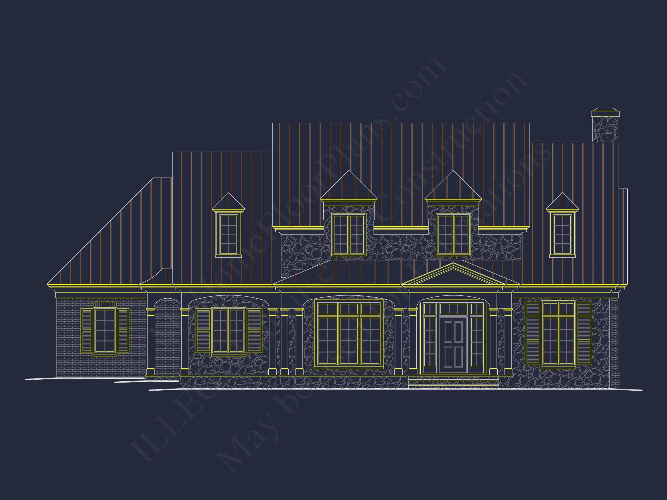15-1181 HOUSE PLAN - Stunning 2-Story House Floor Plan with CAD Designs & Blueprint 2 Stunning 2-Story house Floor Plan with CAD Designs & Blueprint