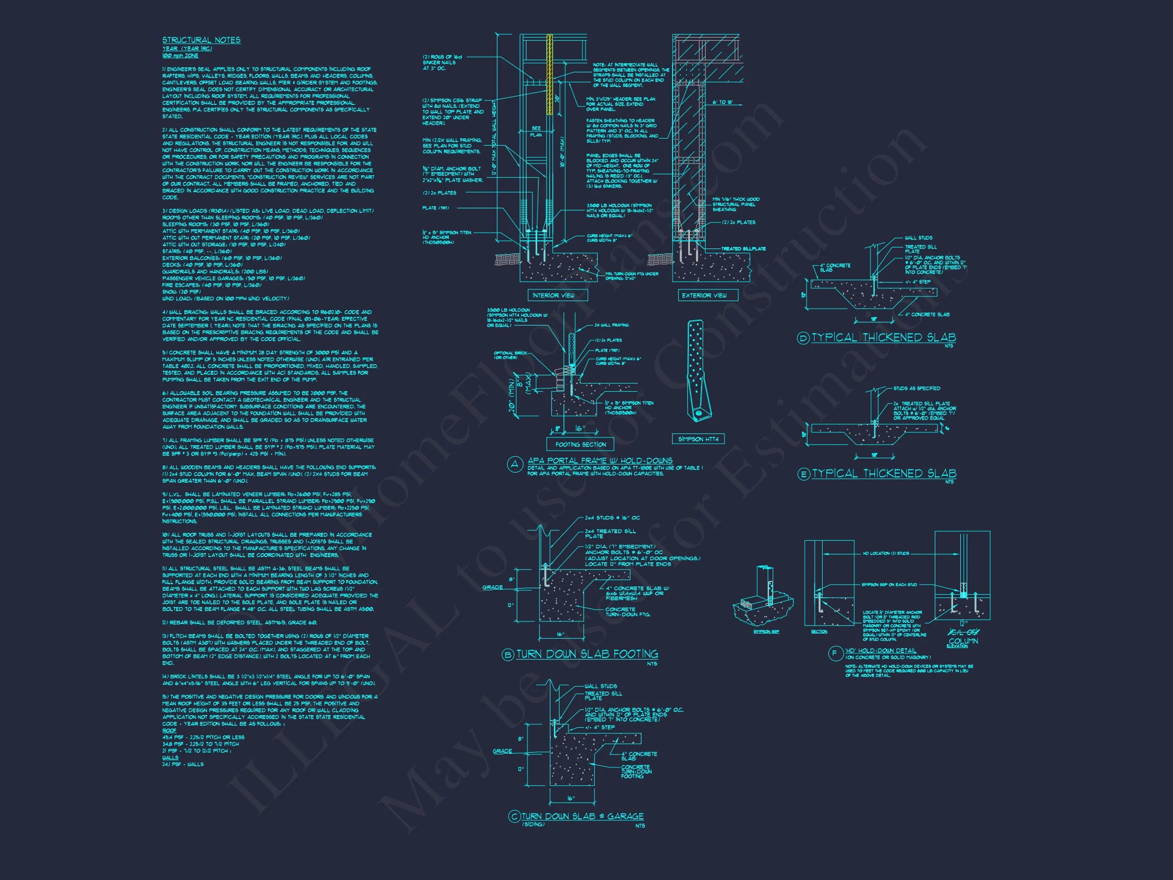 15-1171B HOUSE PLAN - Modern House Design with 4 Bed CAD Blueprint Plans 28 Modern house Design with 4 Bed CAD Blueprint Plans