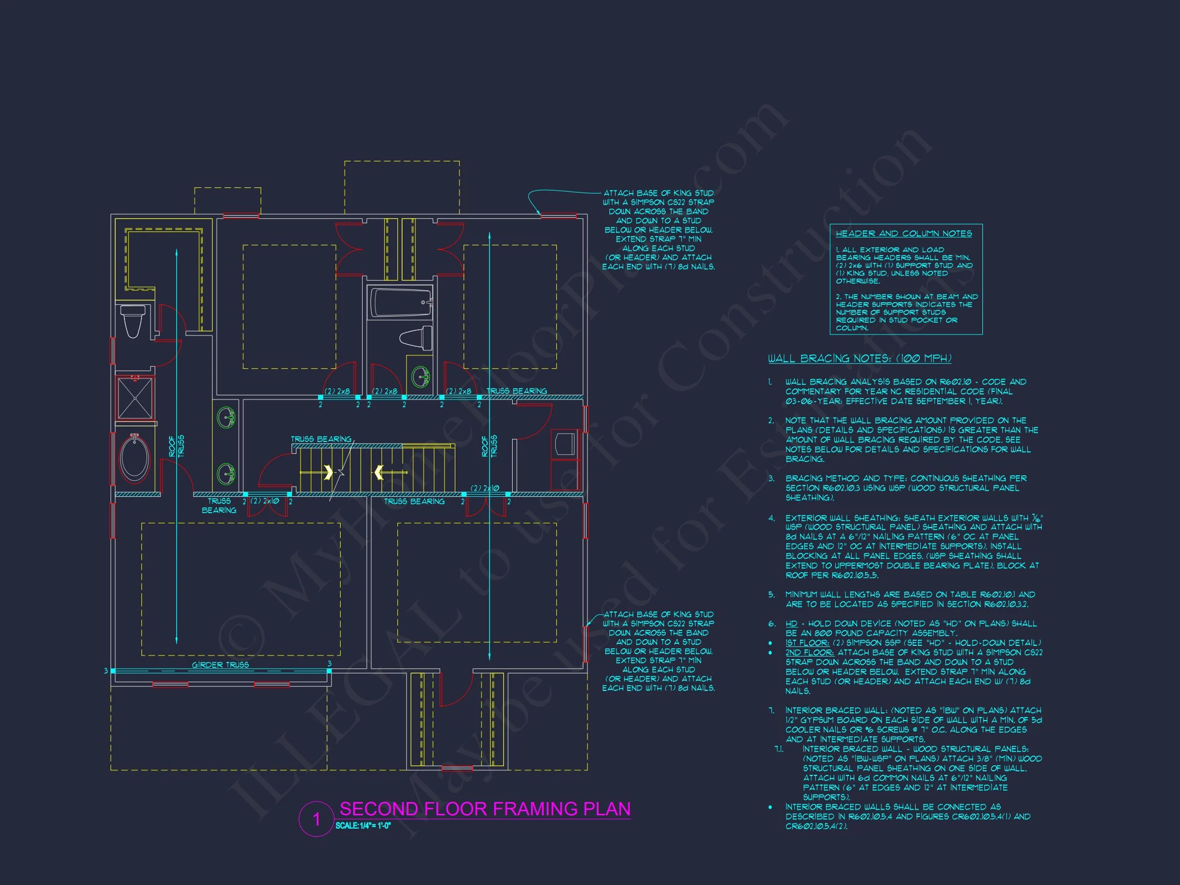 15-1171B HOUSE PLAN - Modern House Design with 4 Bed CAD Blueprint Plans 25 Modern house Design with 4 Bed CAD Blueprint Plans