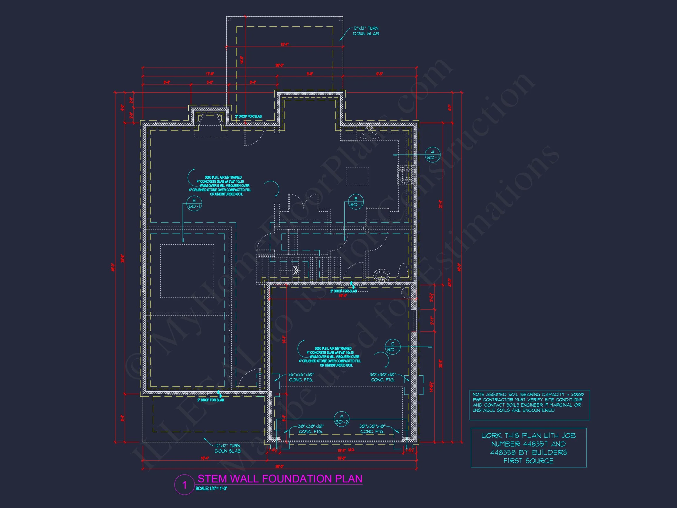 15-1171B HOUSE PLAN - Modern House Design with 4 Bed CAD Blueprint Plans 22 Modern house Design with 4 Bed CAD Blueprint Plans