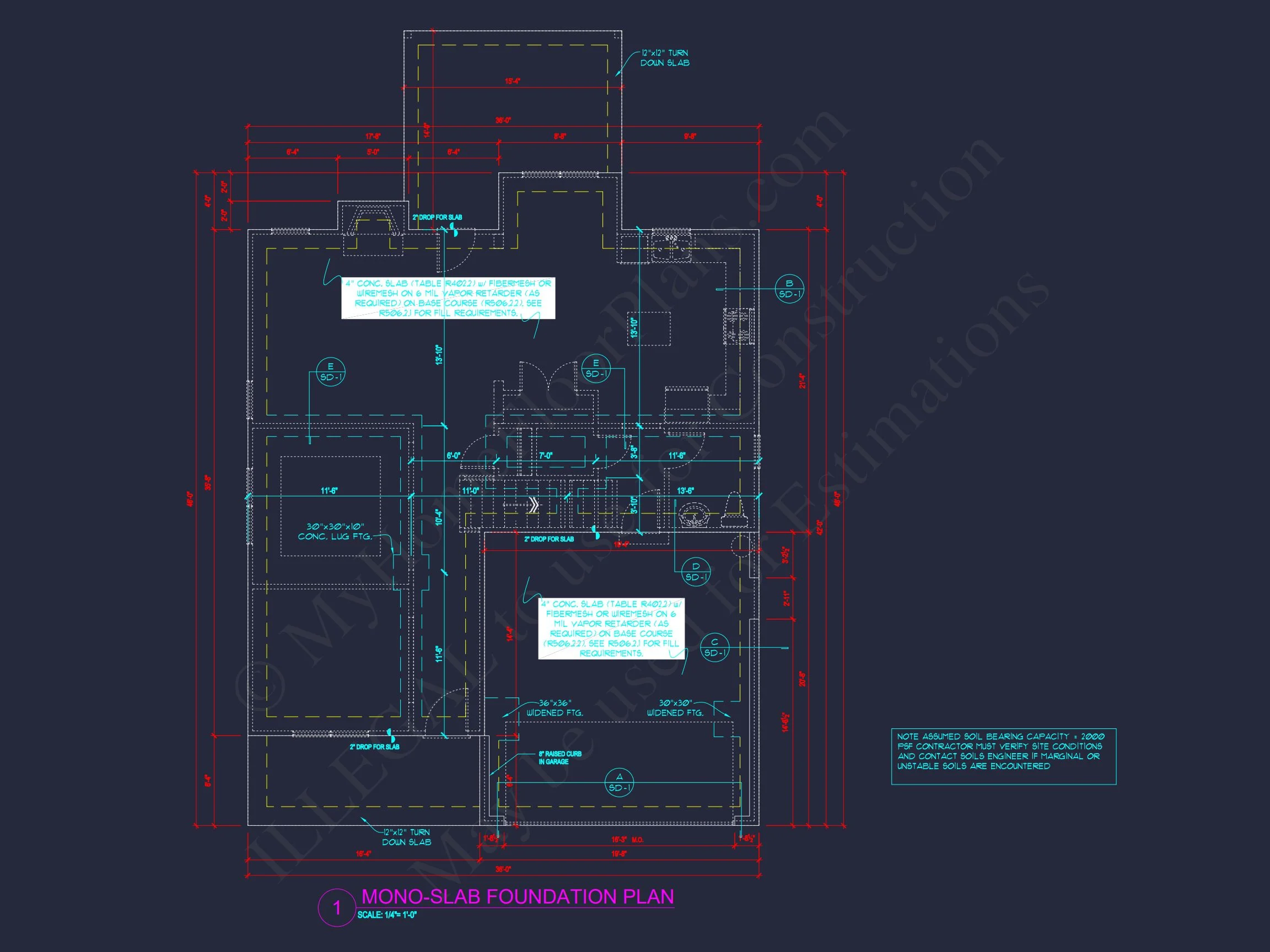 15-1171B HOUSE PLAN - Modern House Design with 4 Bed CAD Blueprint Plans 21 Modern house Design with 4 Bed CAD Blueprint Plans