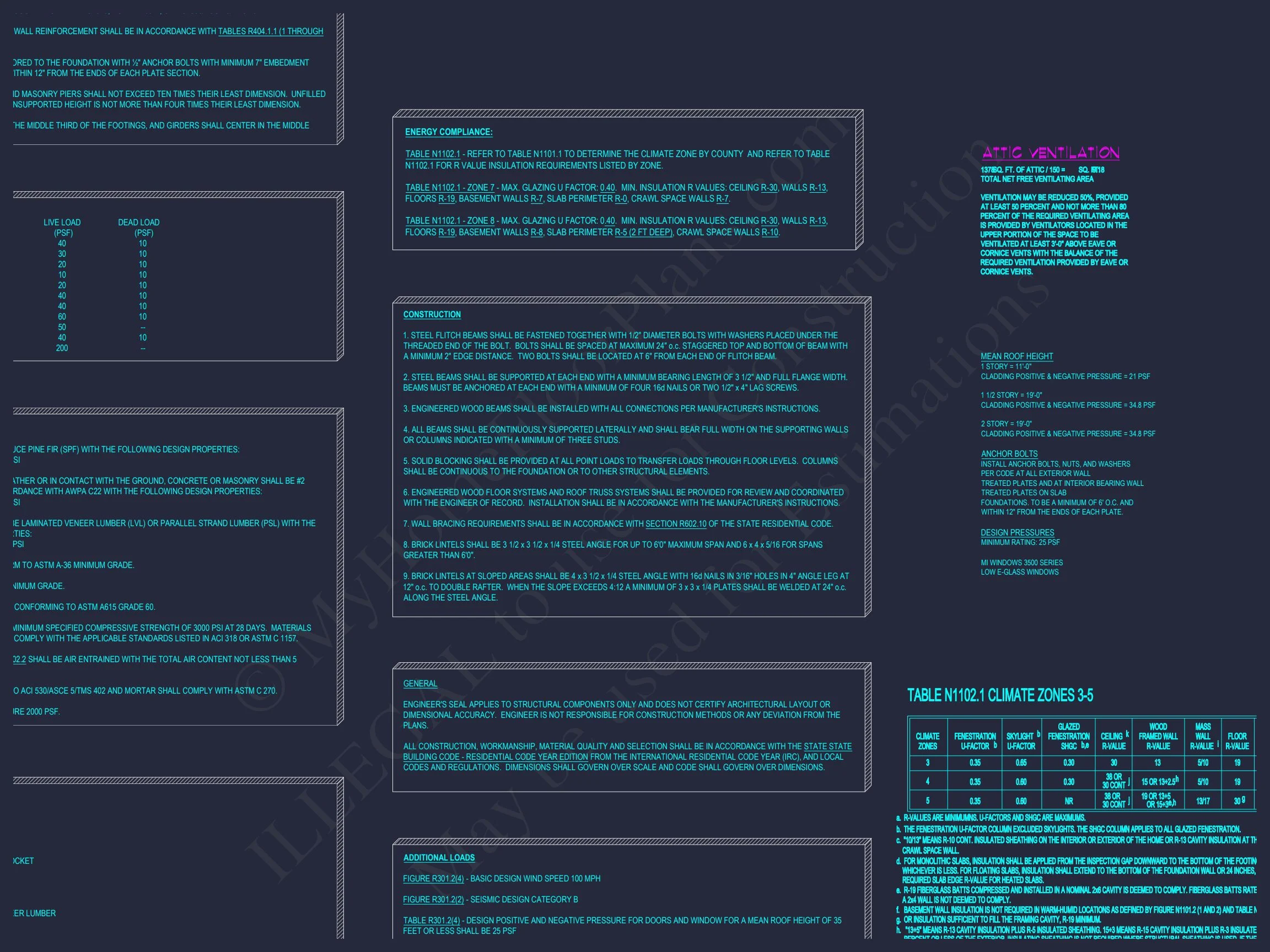 15-1171B HOUSE PLAN - Modern House Design with 4 Bed CAD Blueprint Plans 20 Modern house Design with 4 Bed CAD Blueprint Plans