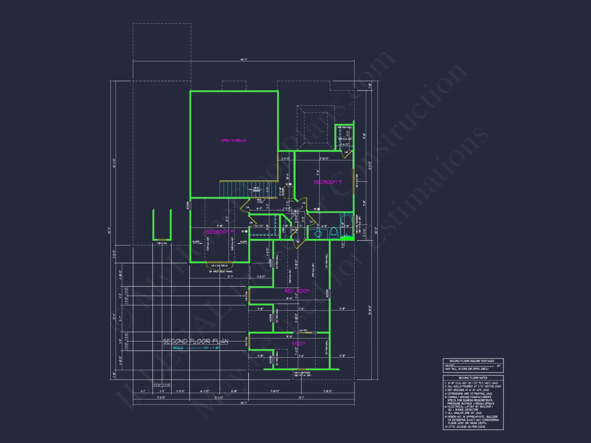 Elegant house Plan with 2 Floors, CAD Blueprint & Designs