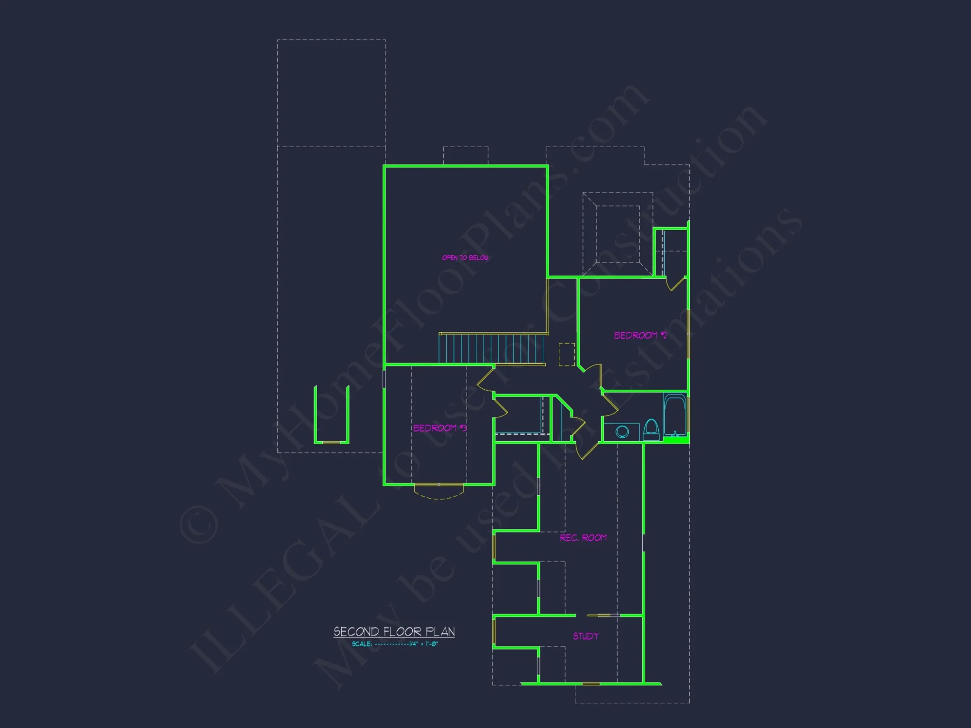 Elegant house Plan with 2 Floors, CAD Blueprint & Designs