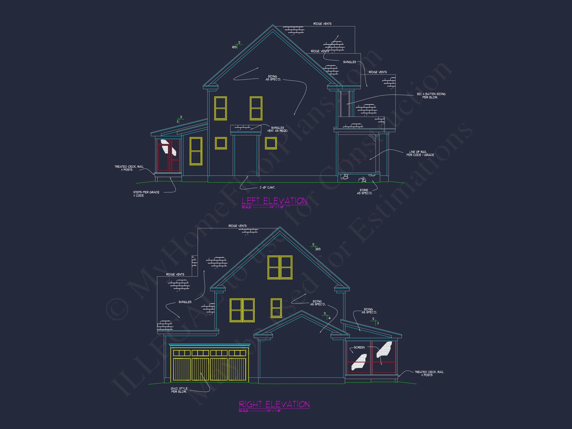 Craftsman house Plan with Stunning 2-Story Design and Blueprint