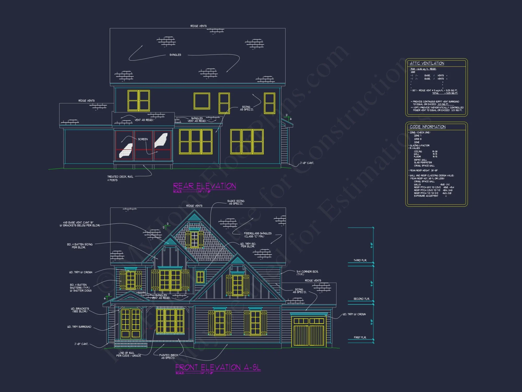 Craftsman house Plan with Stunning 2-Story Design and Blueprint