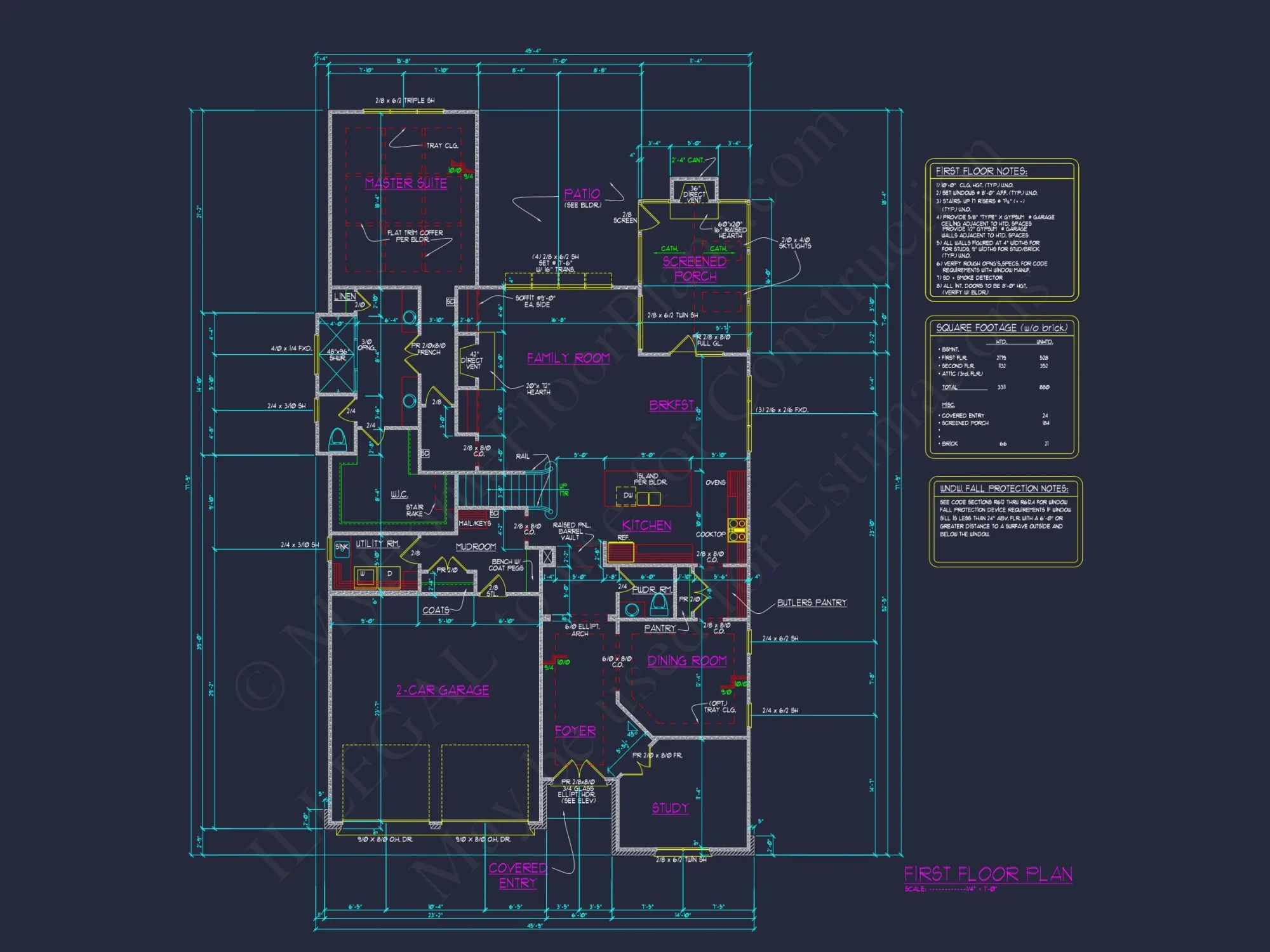 Elegant Craftsman house Plan with Detailed CAD Designs