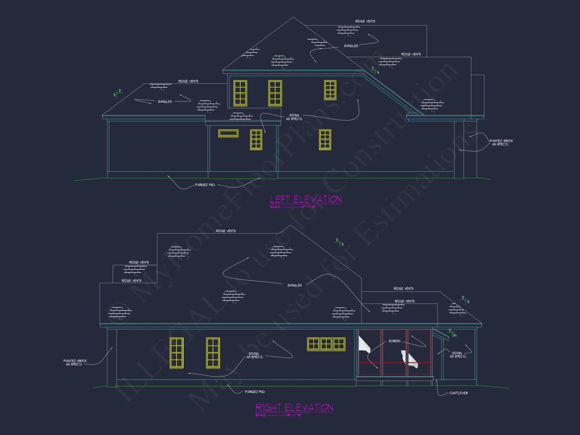 Elegant Craftsman house Plan with Detailed CAD Designs
