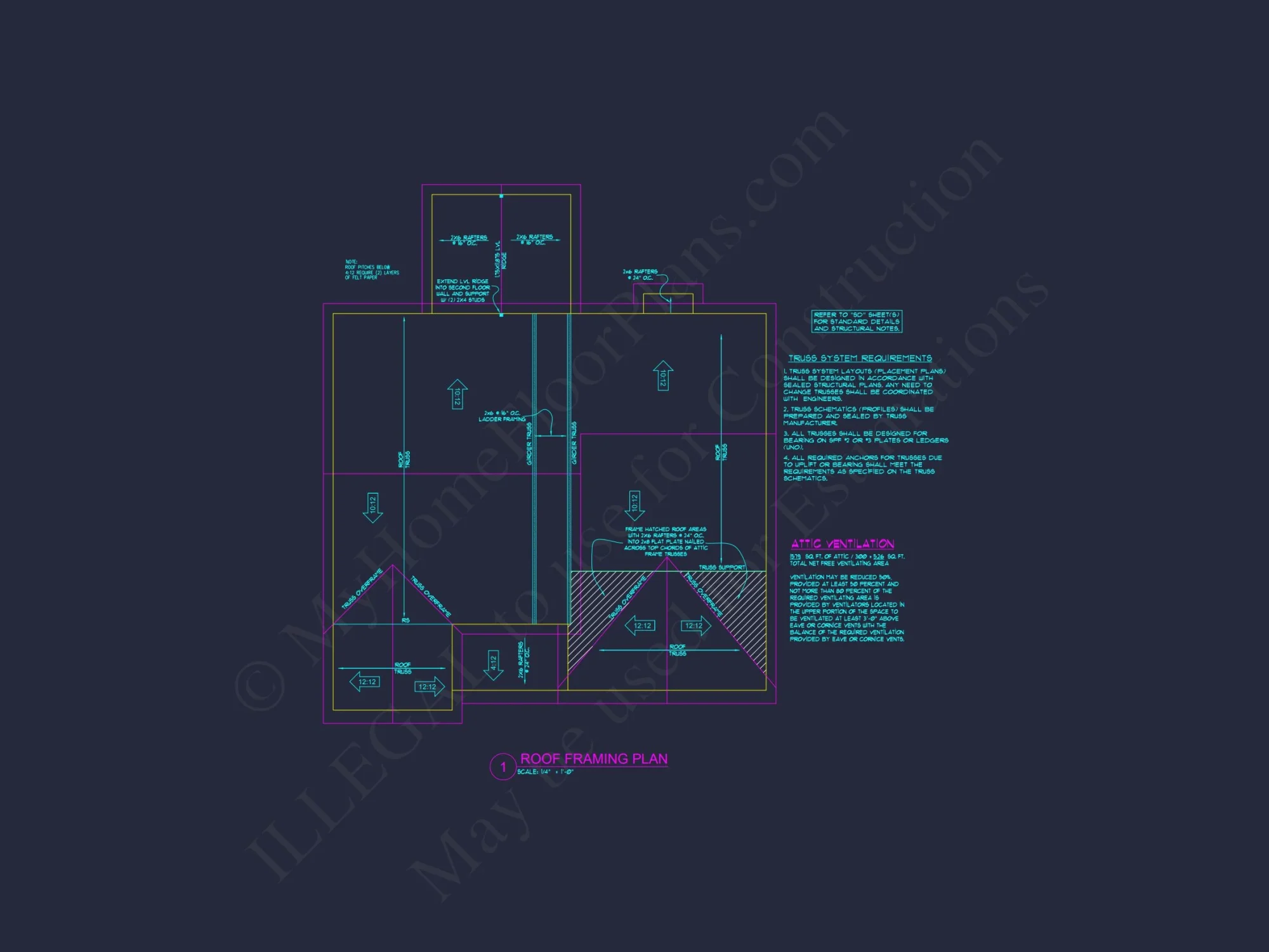 Modern 3-Story house Plan with 4 Bedrooms