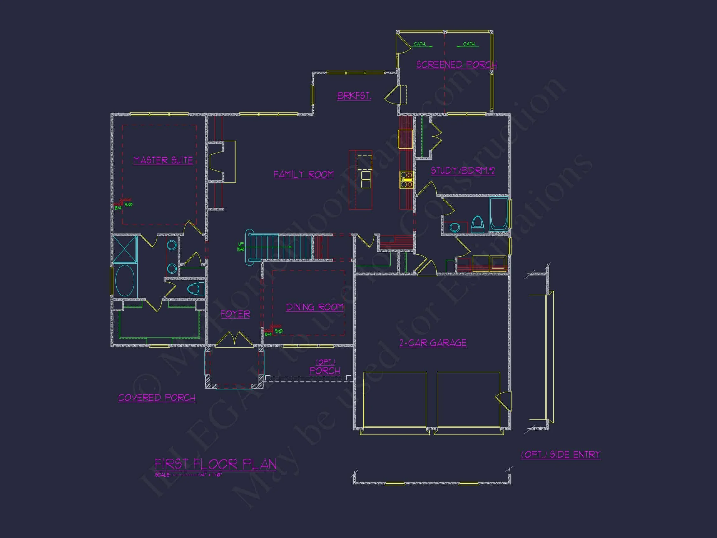 15-1044 HOUSE PLAN - Elegant House Plan with Spacious Floor Plan, CAD, and Designs 4 Elegant house Plan with Spacious Floor Plan, CAD, and Designs