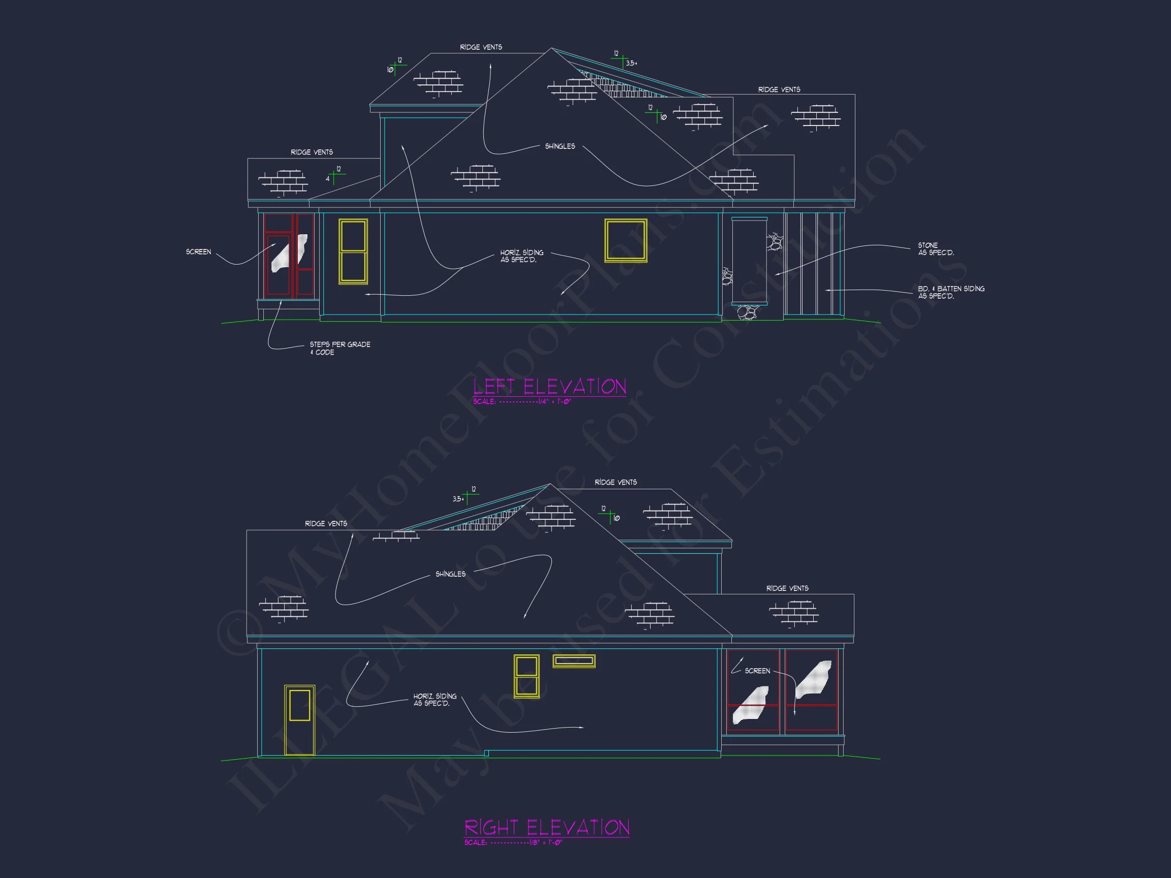 15-1044 HOUSE PLAN - Elegant House Plan with Spacious Floor Plan, CAD, and Designs 3 Elegant house Plan with Spacious Floor Plan, CAD, and Designs