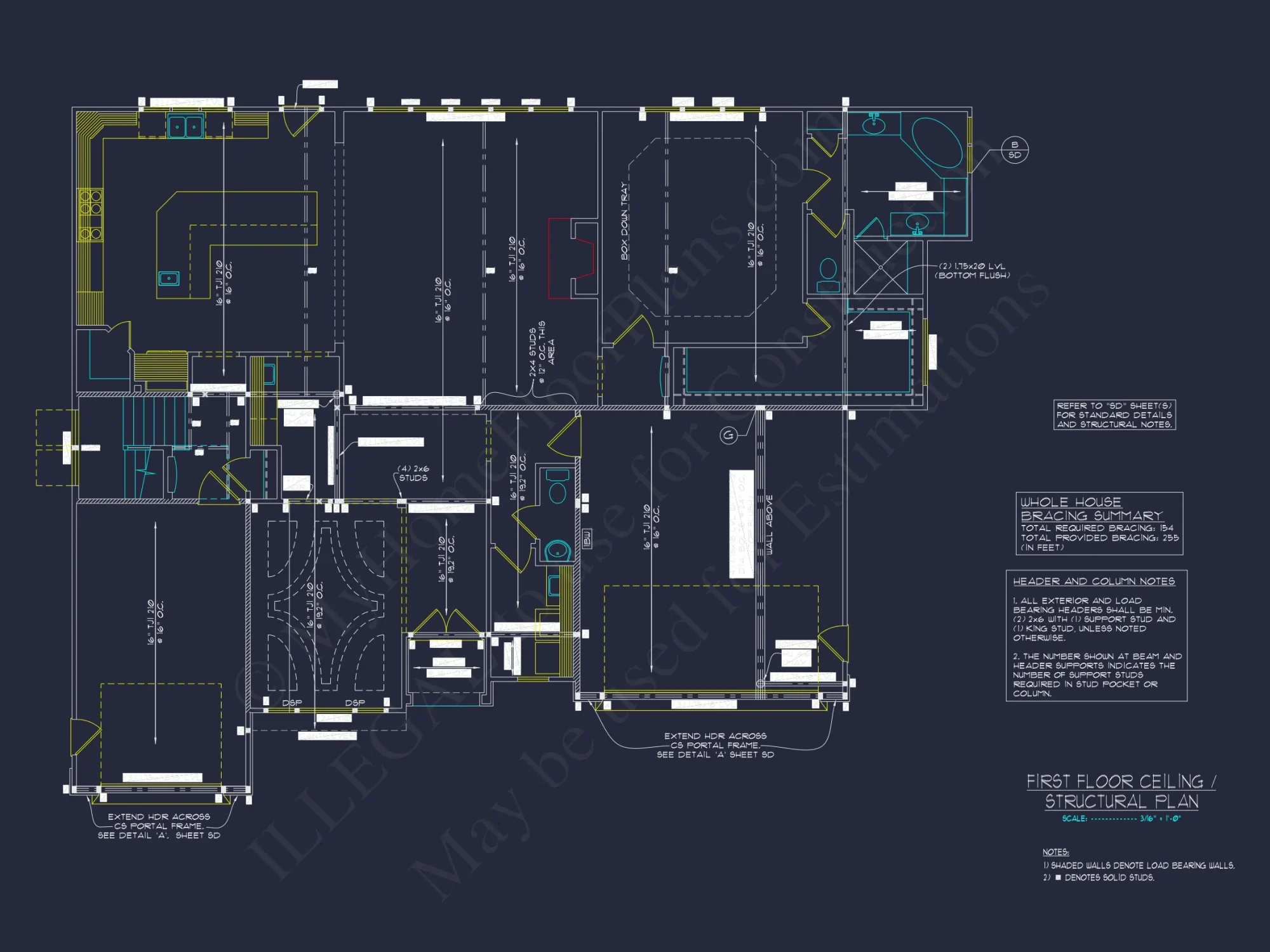 Modern Craftsman house Plan with 2-Story Split Garage Layout