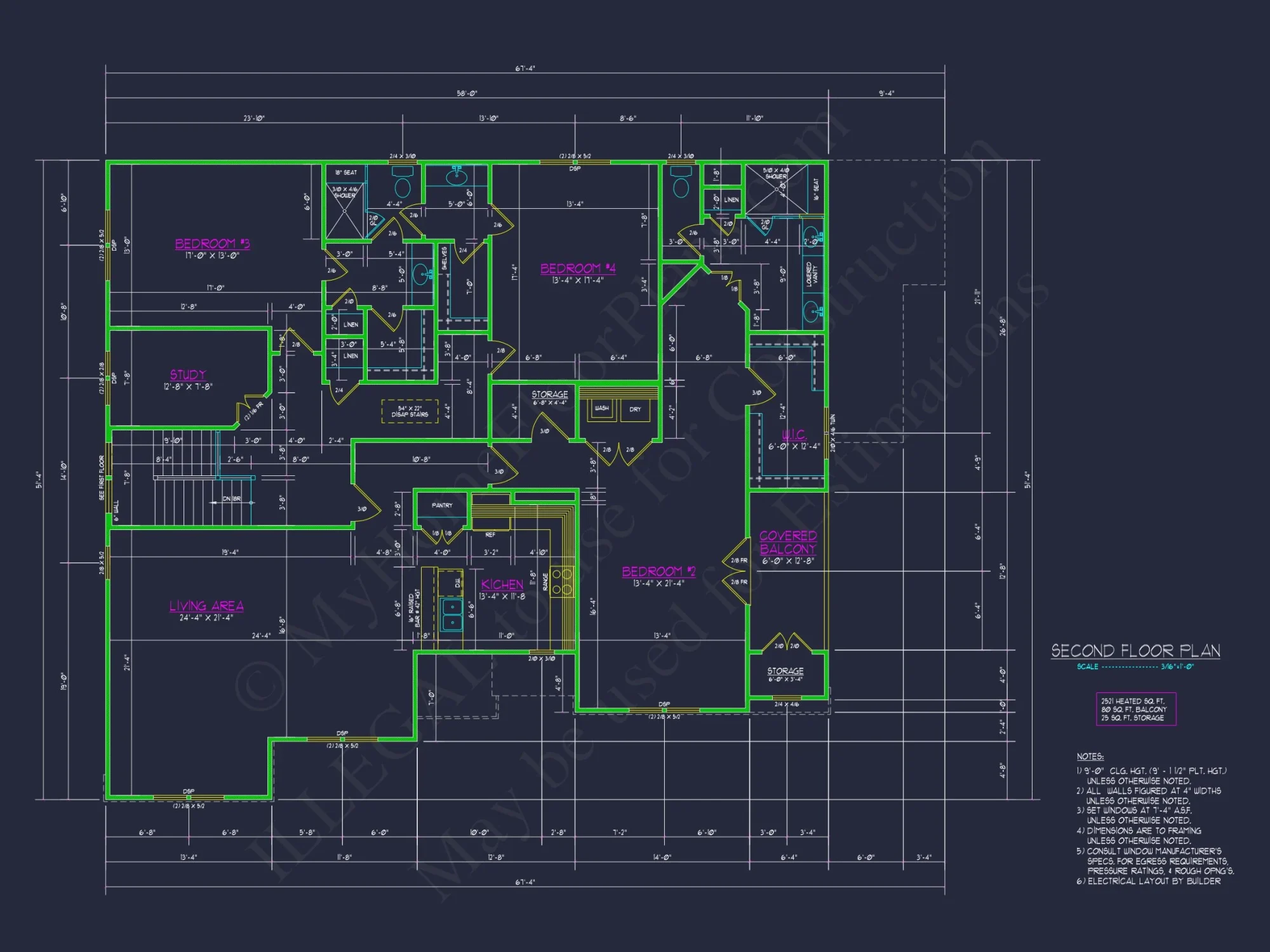 Modern Craftsman house Plan with 2-Story Split Garage Layout