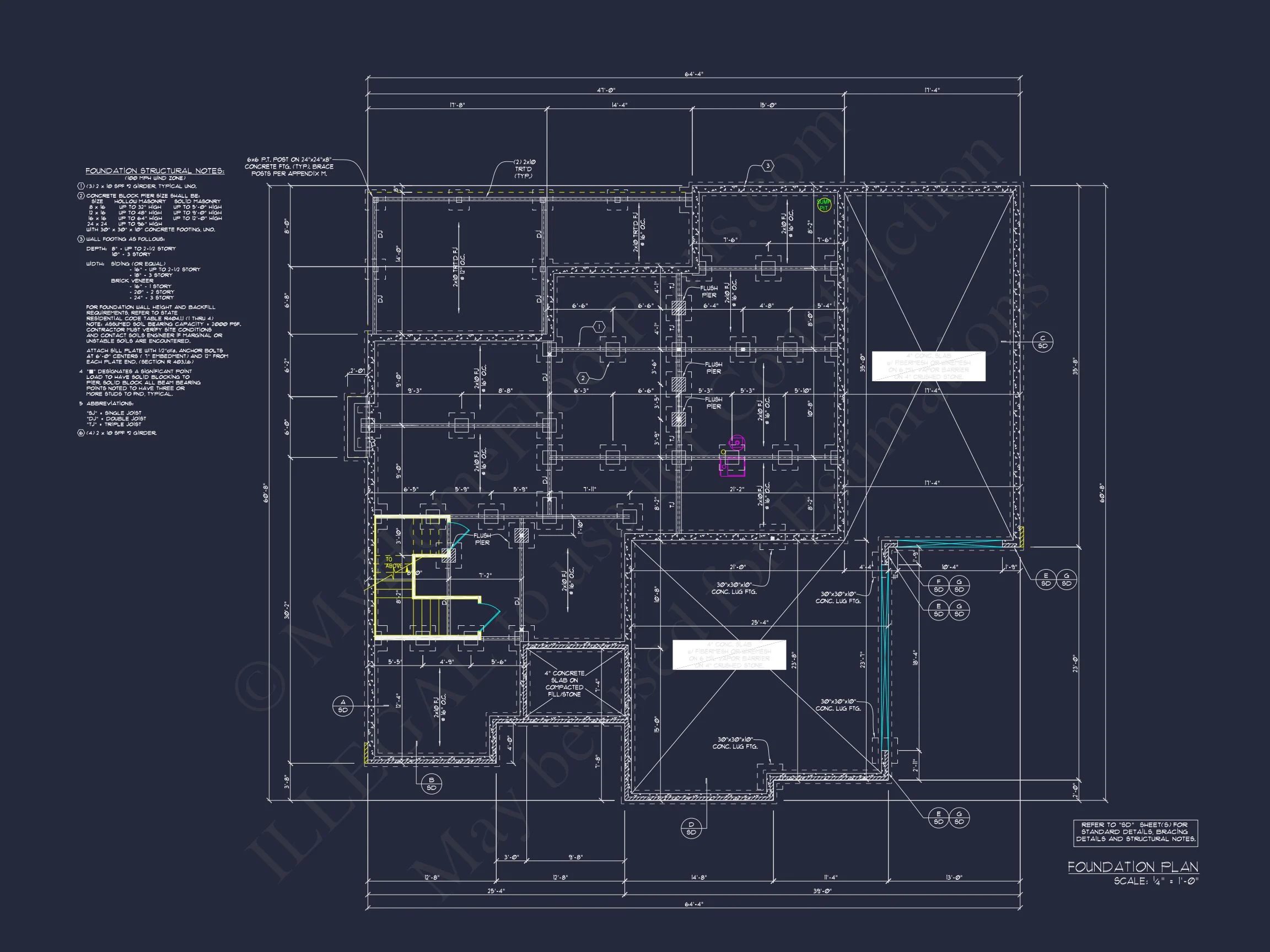 14-2170 HOUSE PLAN - House Plan: 2-Story Craftsman Floor Plan with 4 Bedrooms and CAD Designs 14 house Plan: 2-Story Craftsman Floor Plan with 4 Bedrooms and CAD Designs
