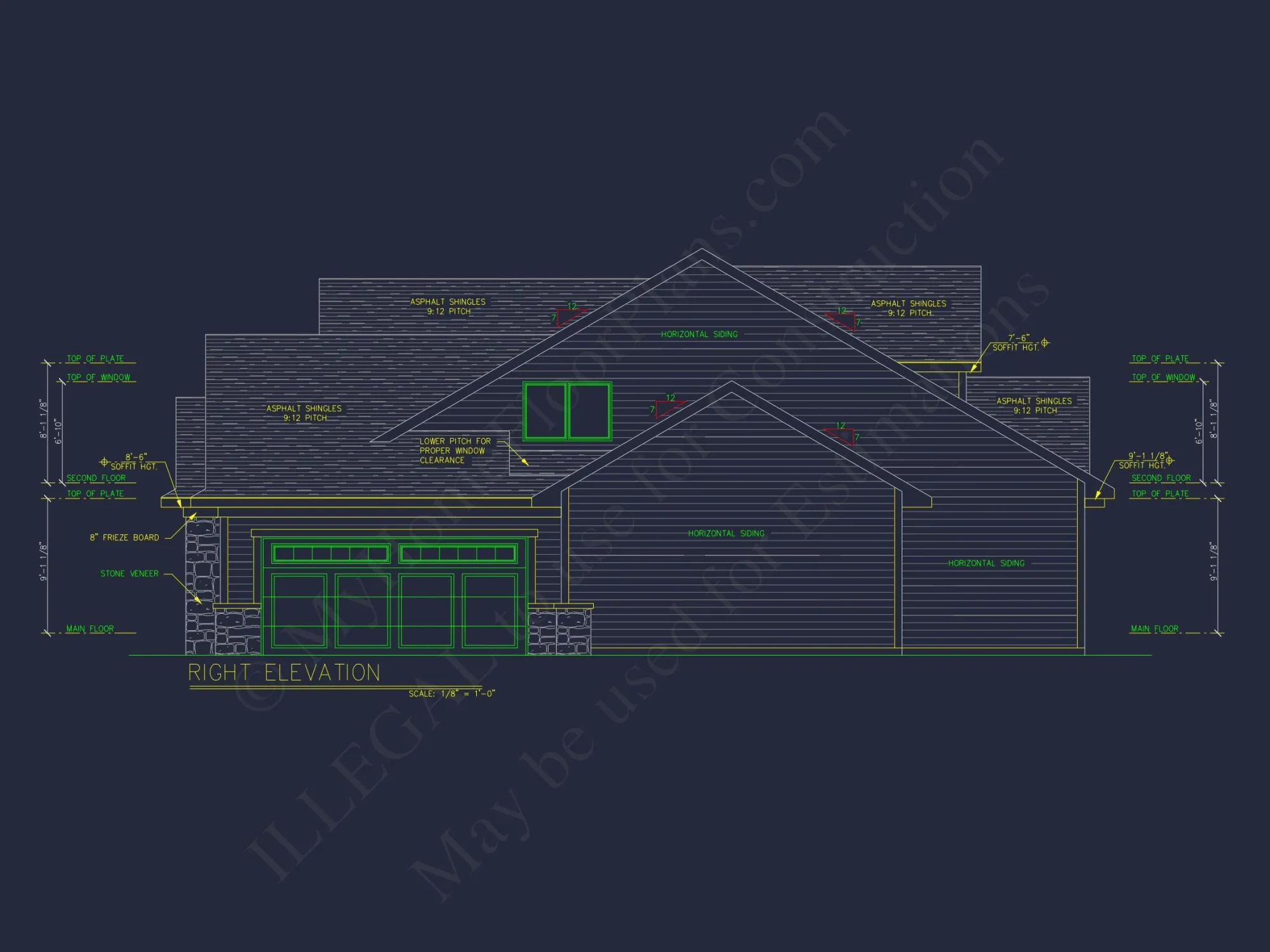 house Plan: 2-Story Craftsman Floor Plan with 4 Bedrooms and CAD Designs