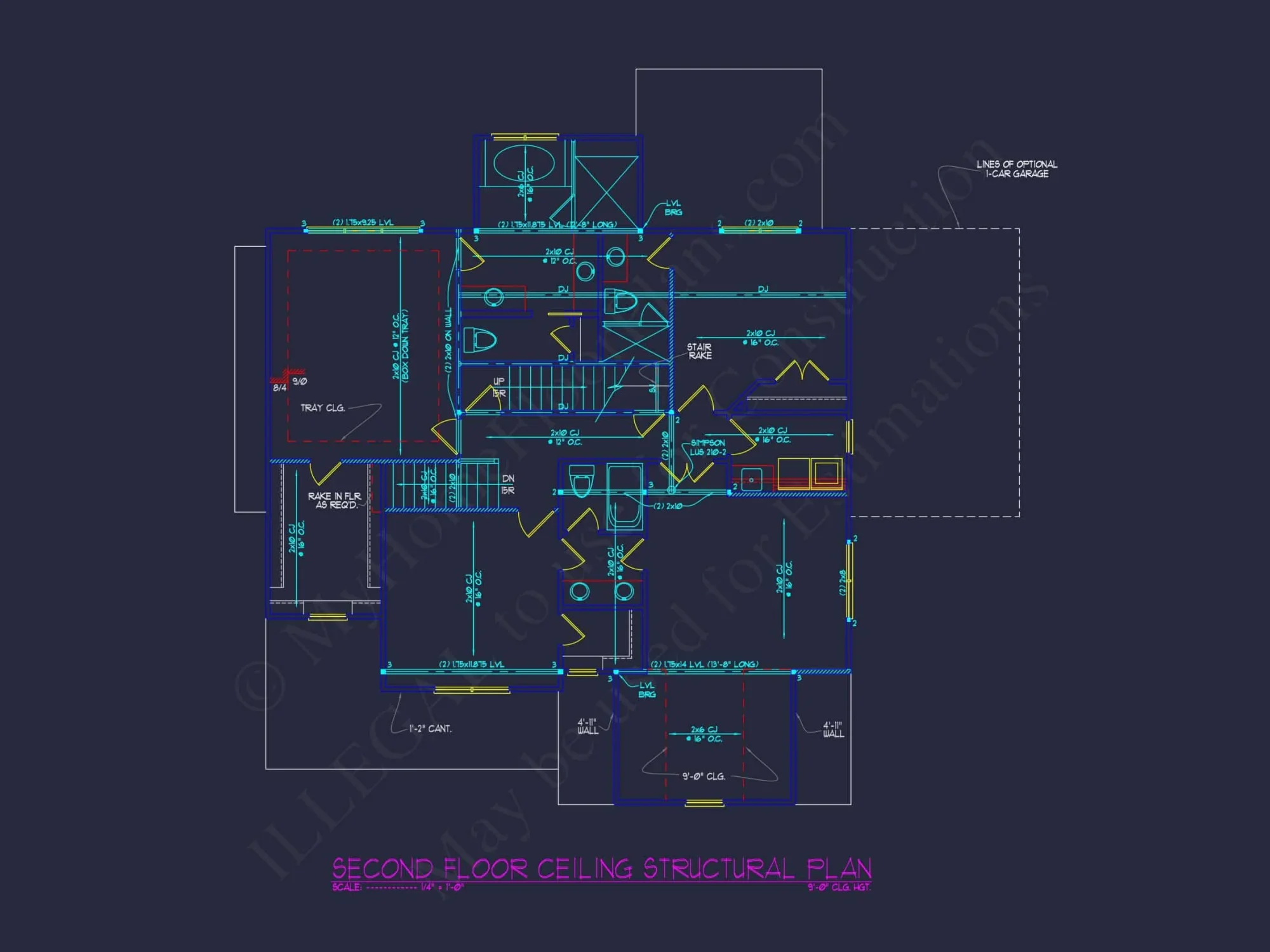Elegant house Floor Plan with CAD Blueprint Designs