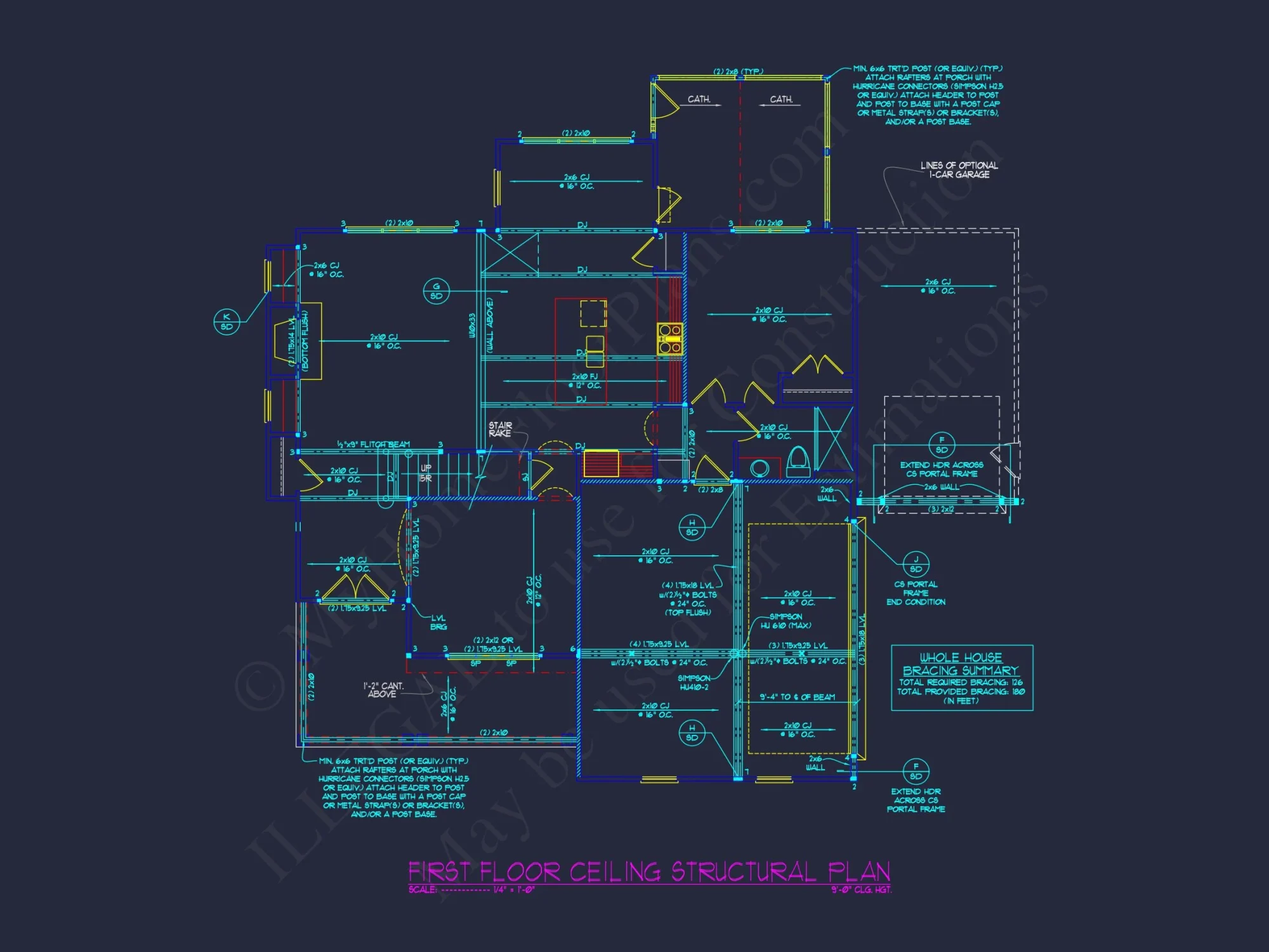 Elegant house Floor Plan with CAD Blueprint Designs