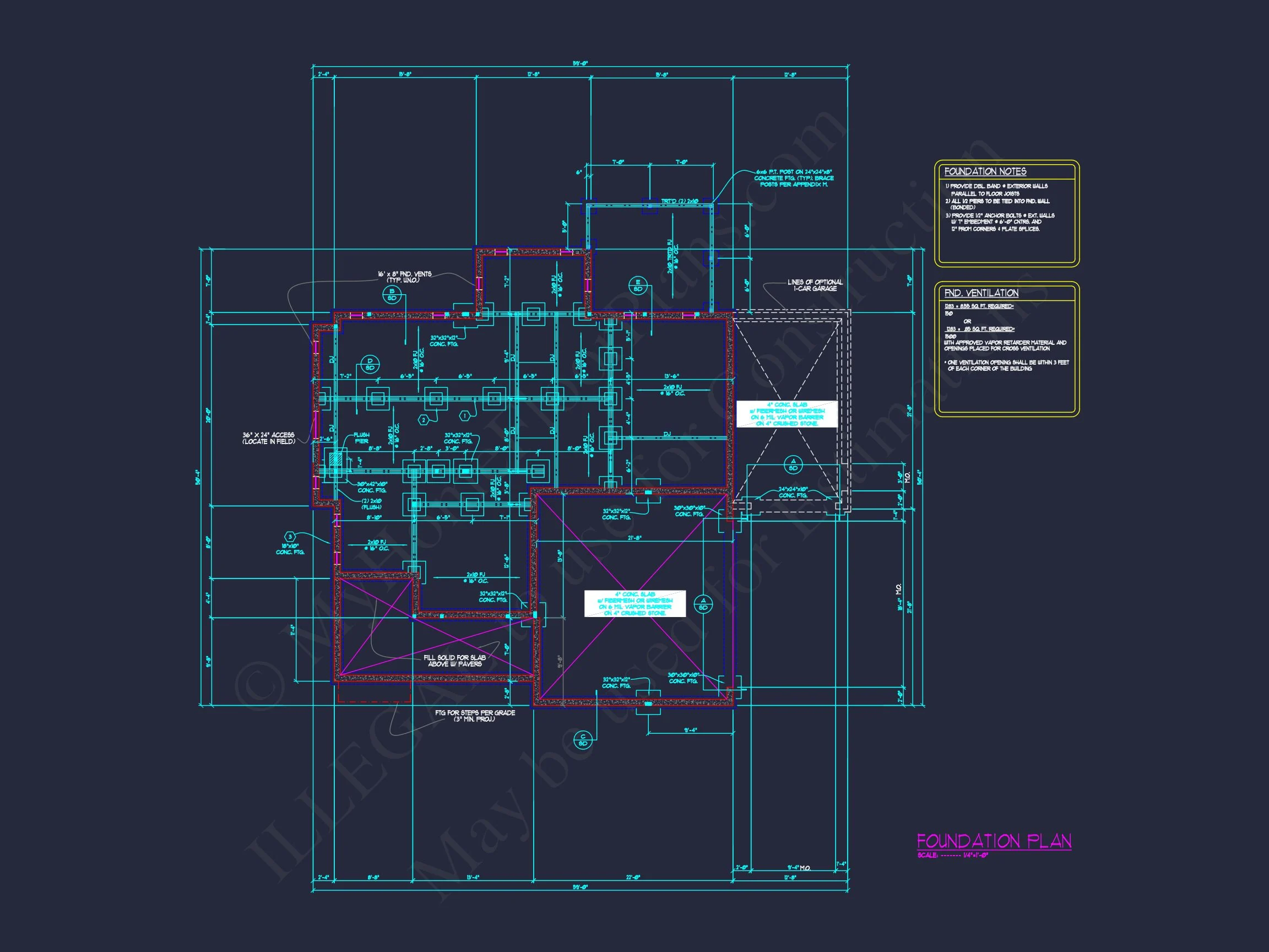 Elegant house Floor Plan with CAD Blueprint Designs