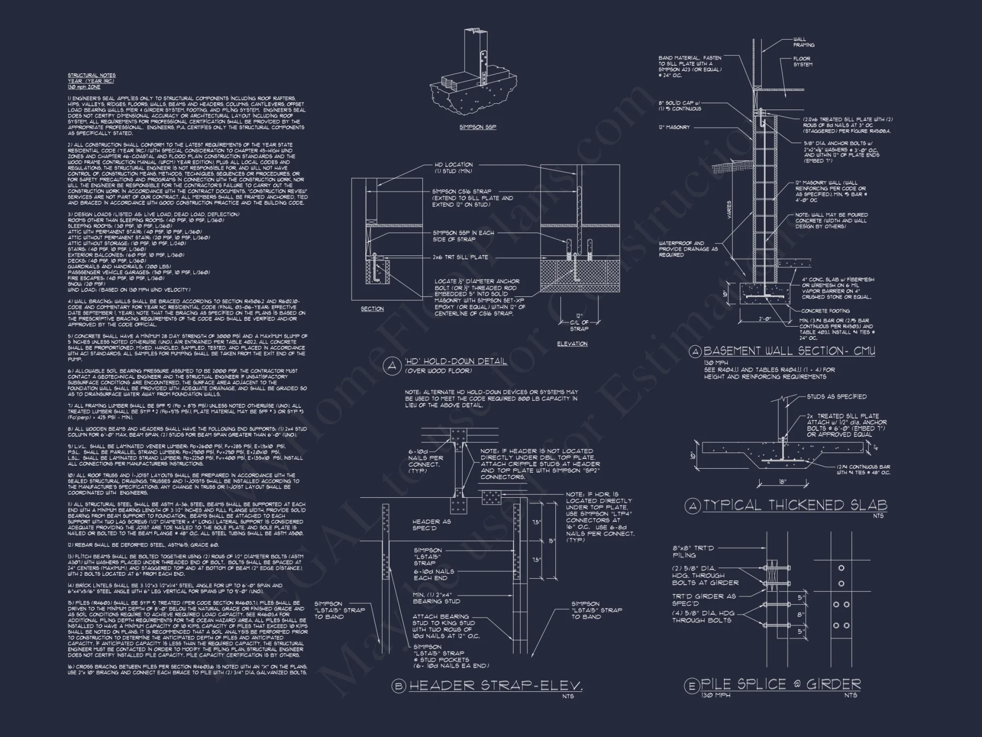 Traditional Craftsman house Plan with Detailed Floor Blueprint