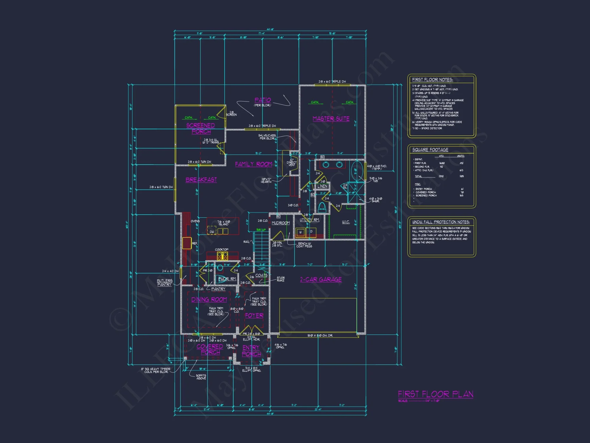 Customizable house Floor Plan: CAD Architecture & Designs