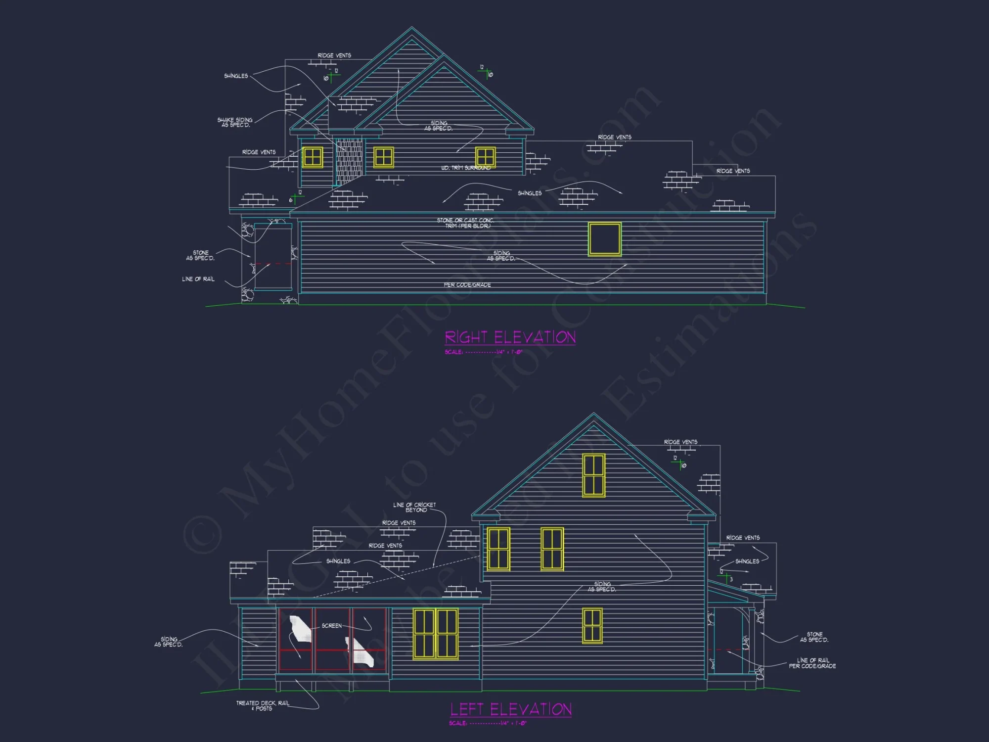 Customizable house Floor Plan: CAD Architecture & Designs