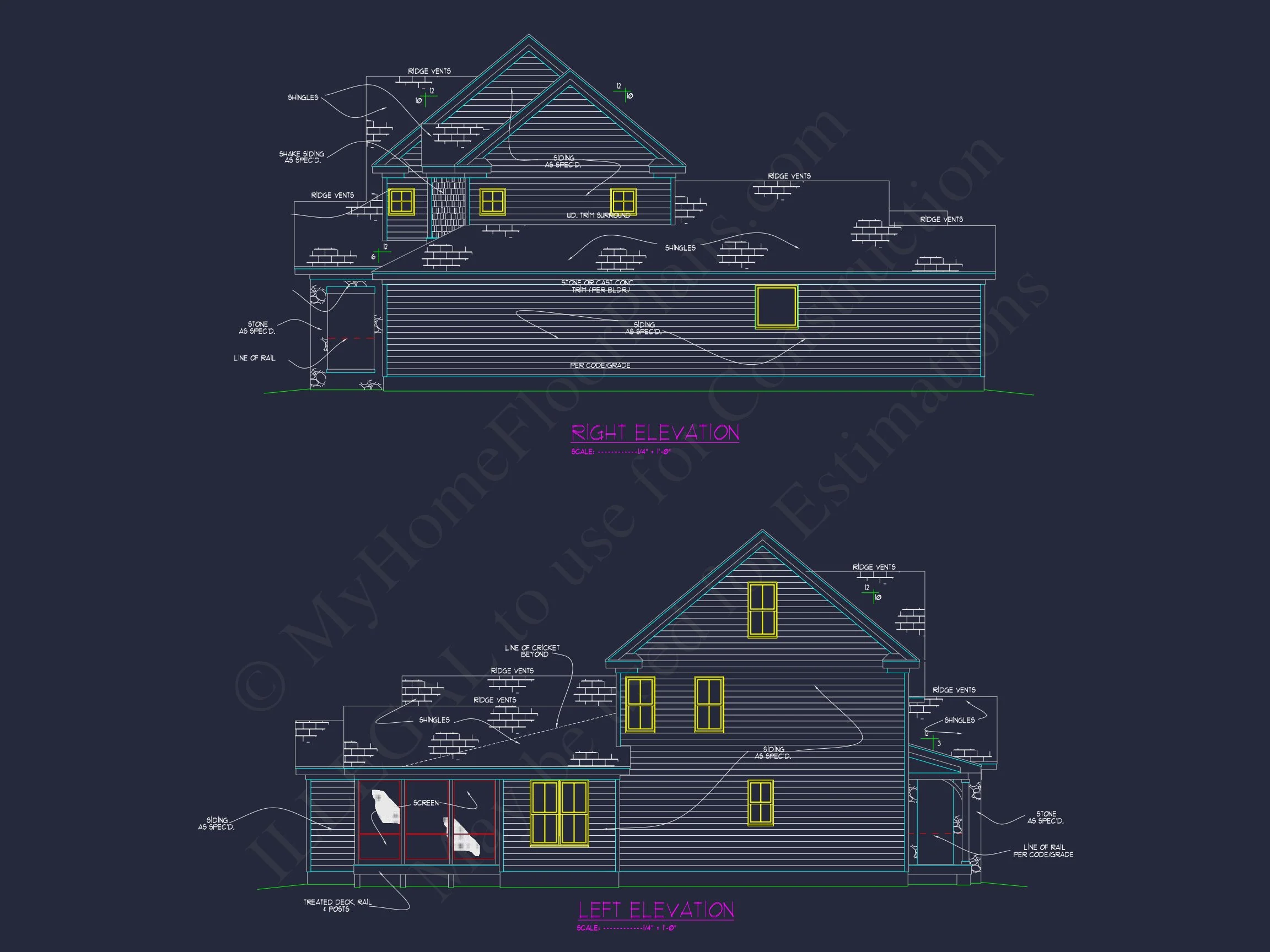 14-2108 HOUSE PLAN - Customizable House Floor Plan: CAD Architecture & Designs 3 Customizable house Floor Plan: CAD Architecture & Designs