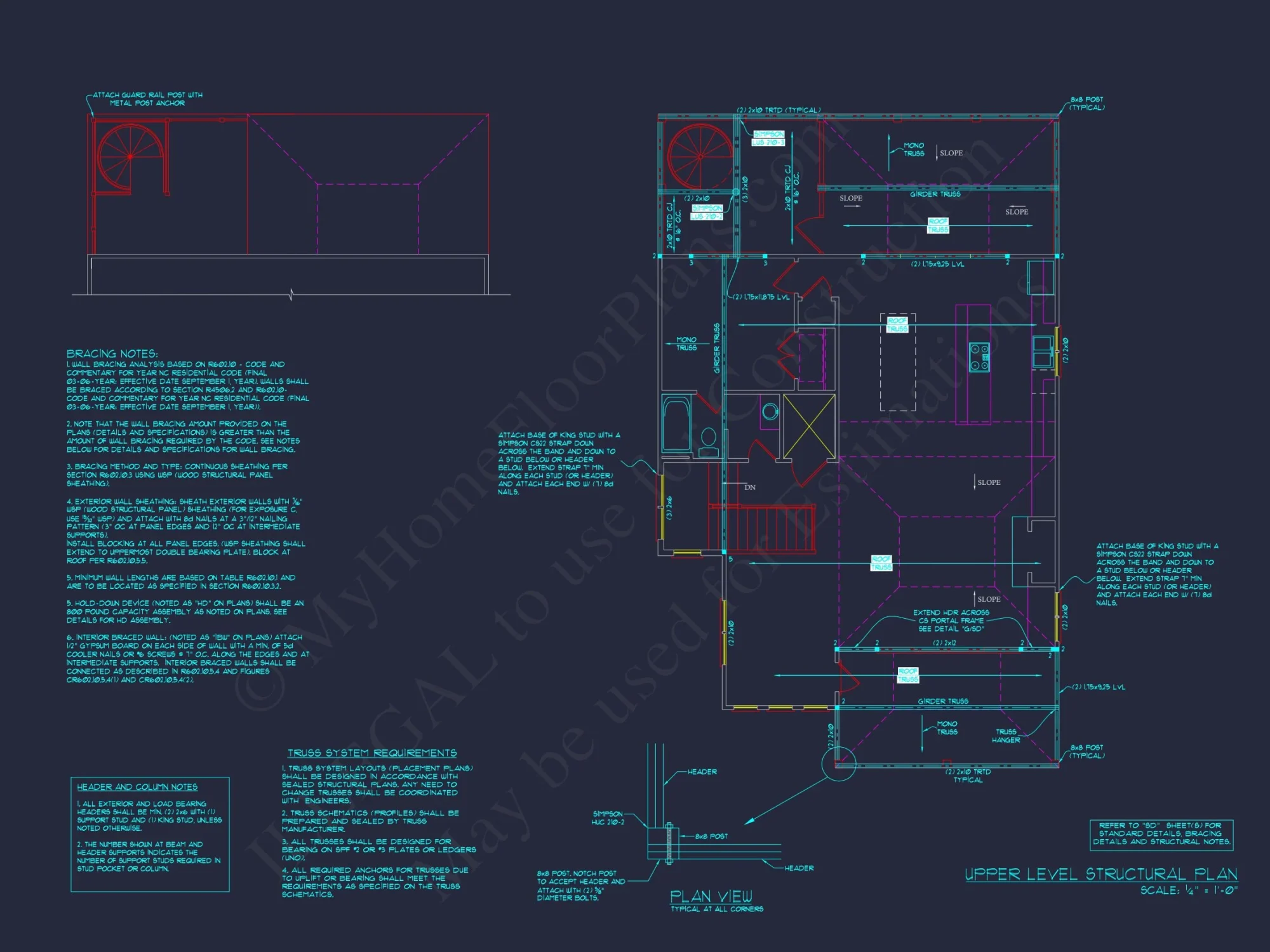 Modern Beach house Design Blueprint