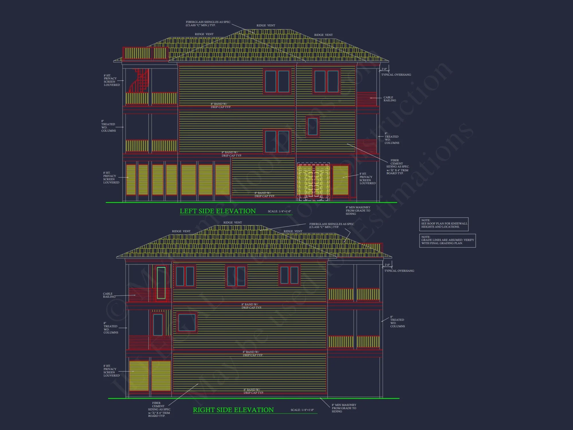 Modern Beach house Design Blueprint