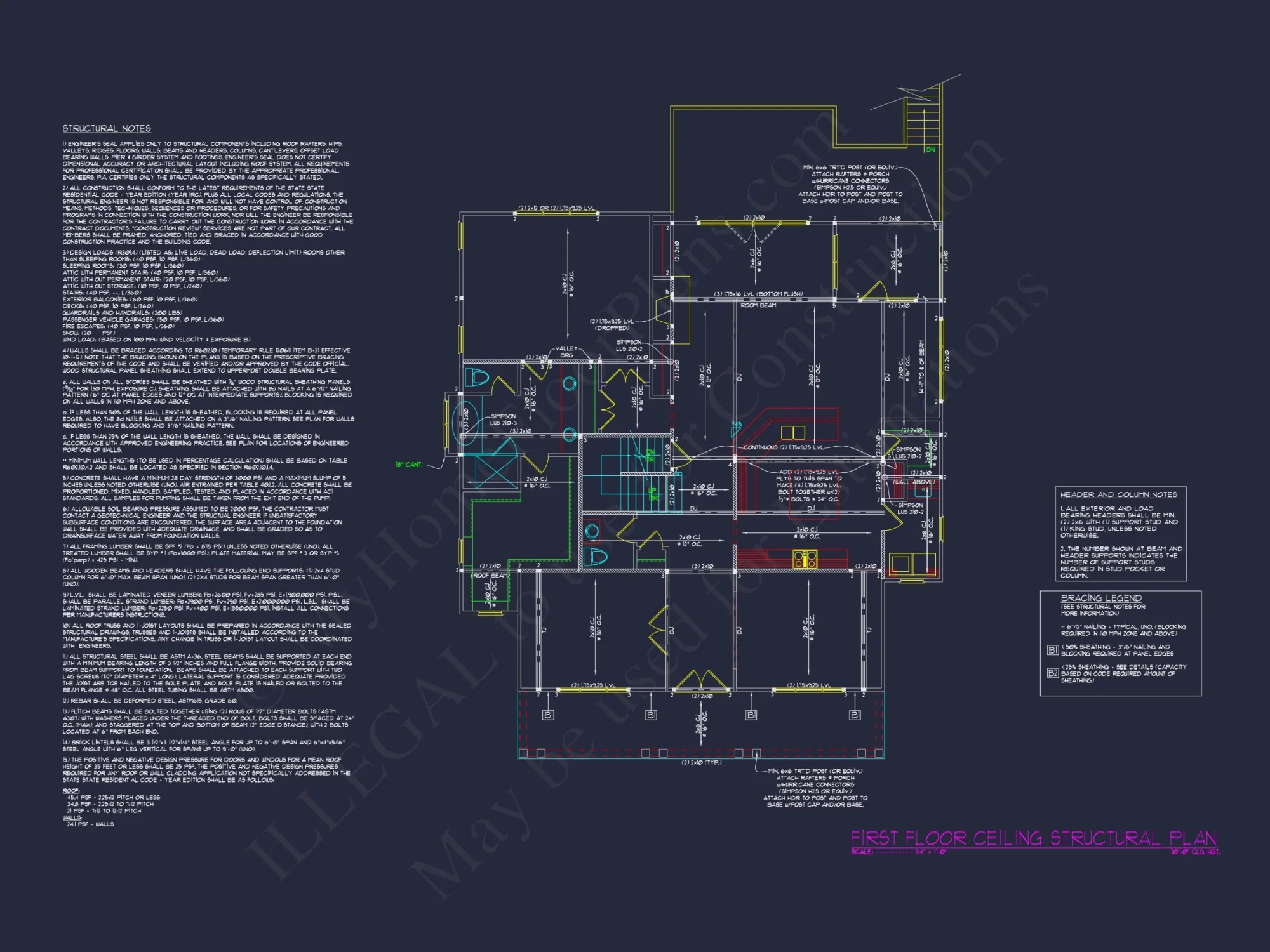 Modern CAD house Design with 4 Bedrooms & Floor Plan Details