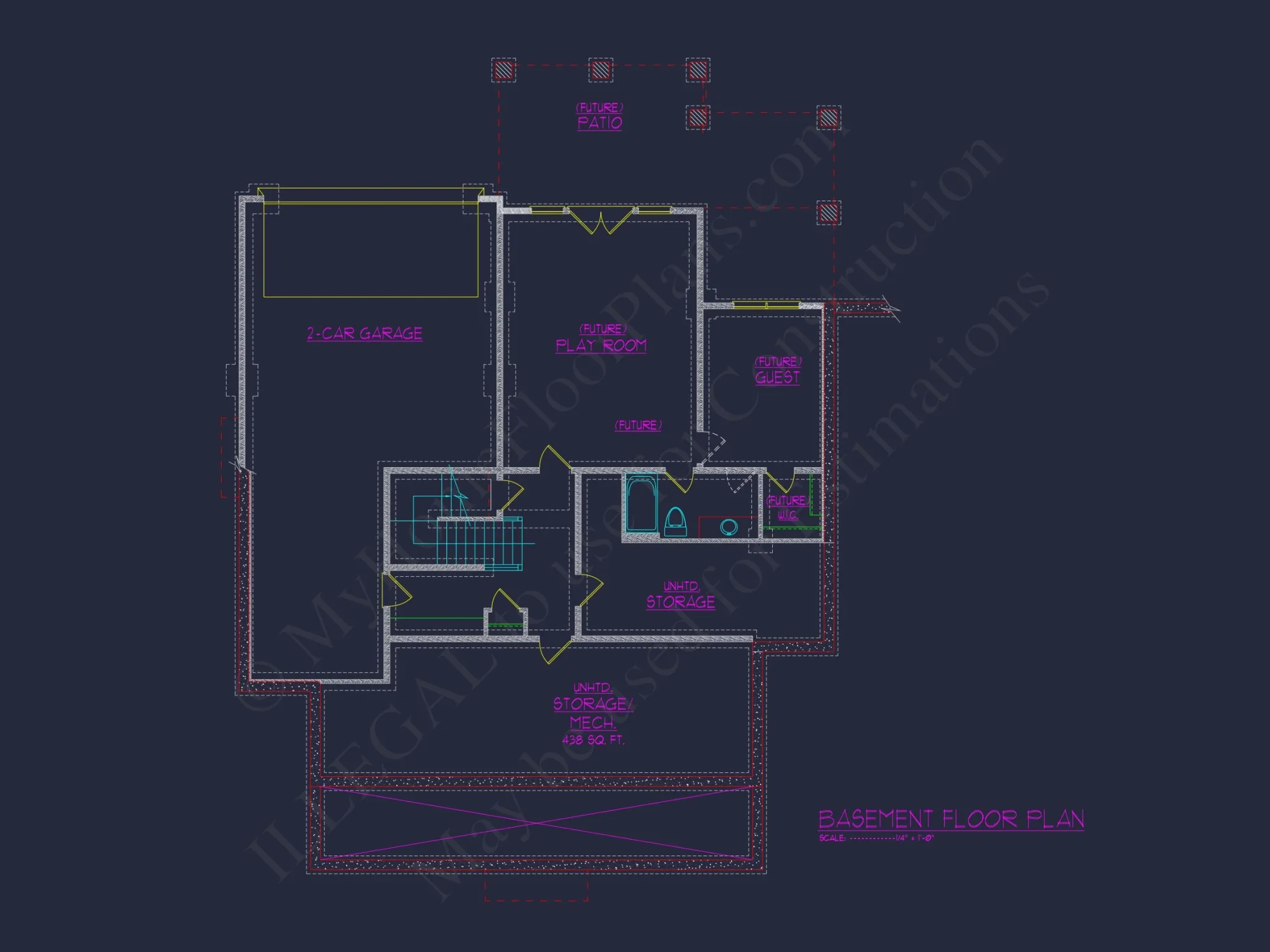 Modern CAD house Design with 4 Bedrooms & Floor Plan Details