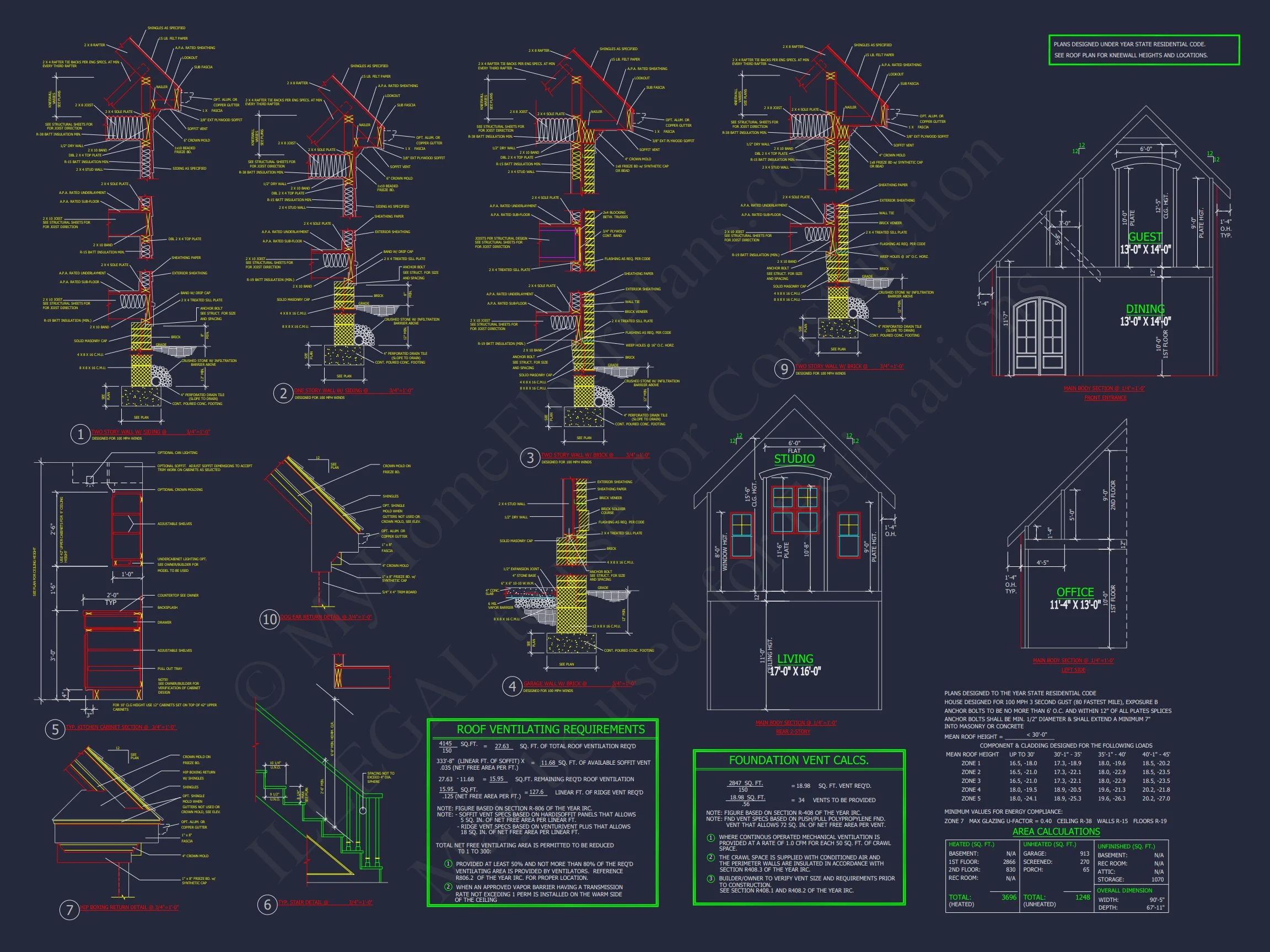 14-2029 HOUSE PLAN - Spacious 3-Bedroom House Plan with CAD Designs & Floor Blueprint 9 Spacious 3-Bedroom house Plan with CAD Designs & Floor Blueprint