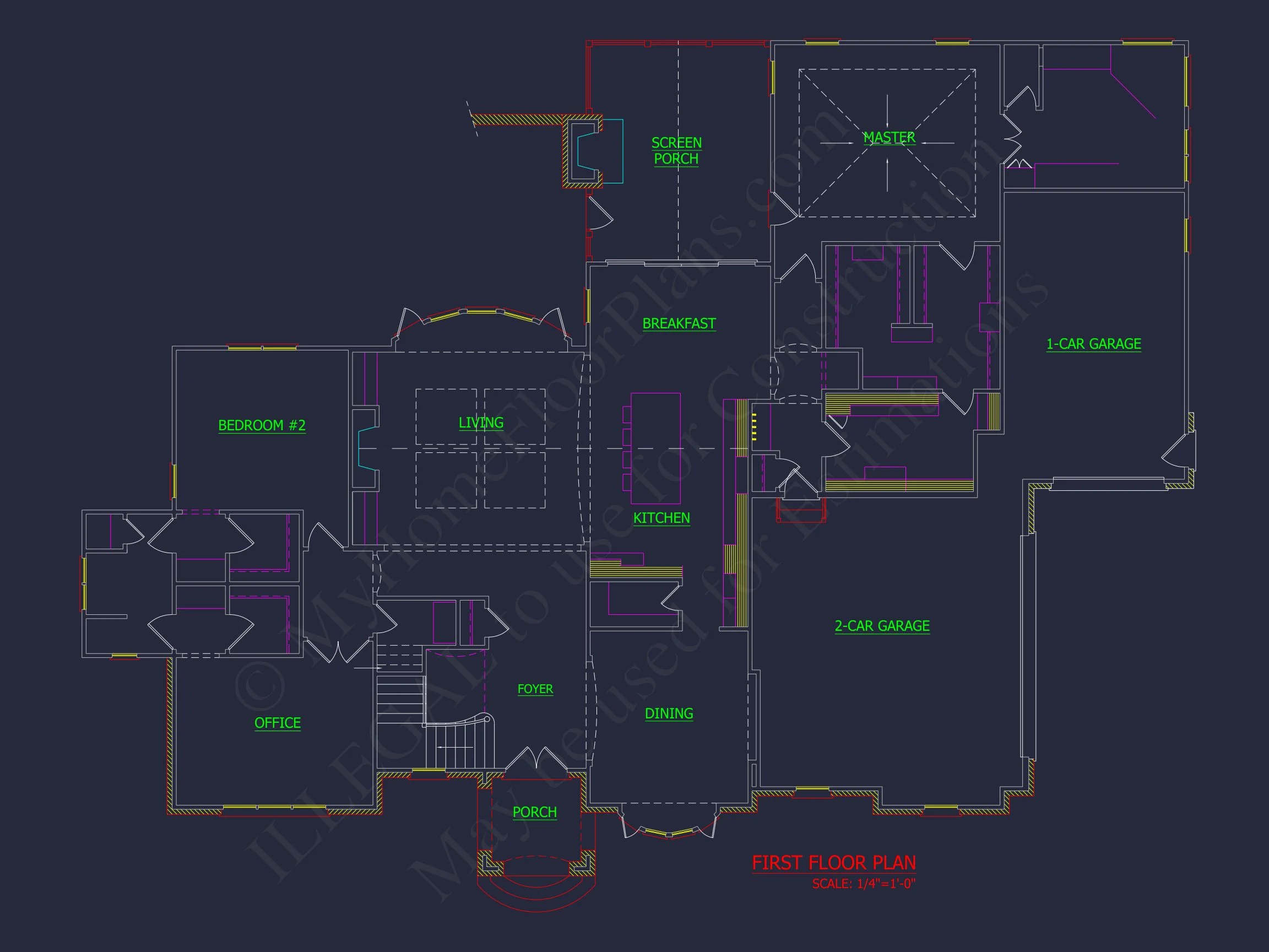 14-2029 HOUSE PLAN - Spacious 3-Bedroom House Plan with CAD Designs & Floor Blueprint 5 Spacious 3-Bedroom house Plan with CAD Designs & Floor Blueprint
